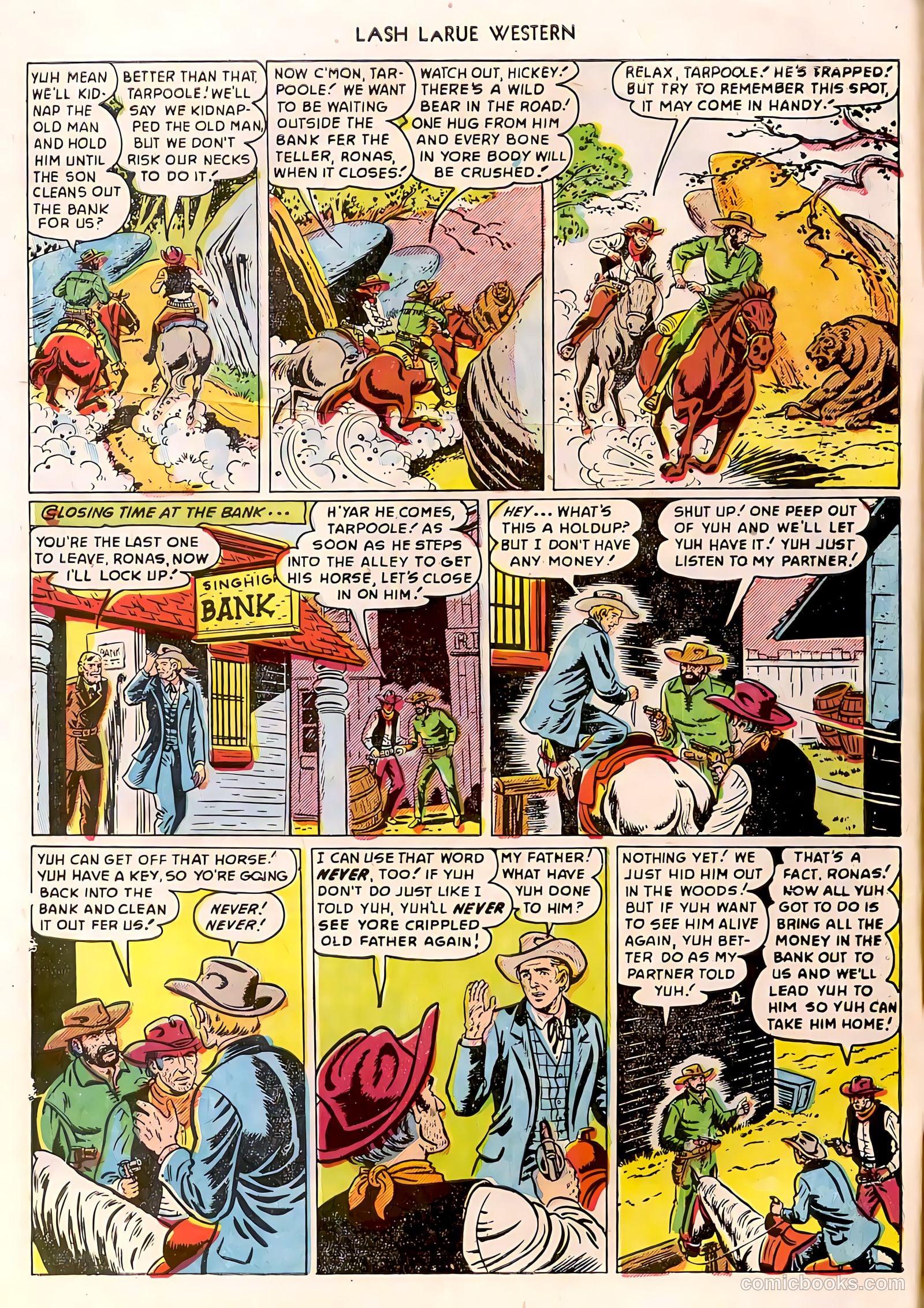Lash LaRue Western #31 (1952) — page 3