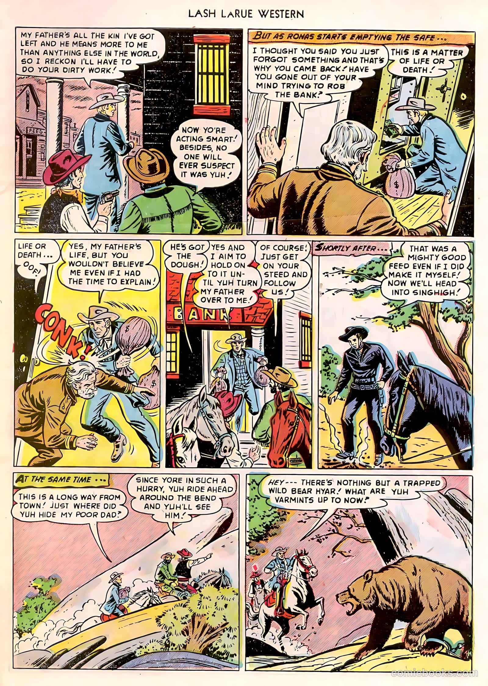 Lash LaRue Western #31 (1952) — page 4