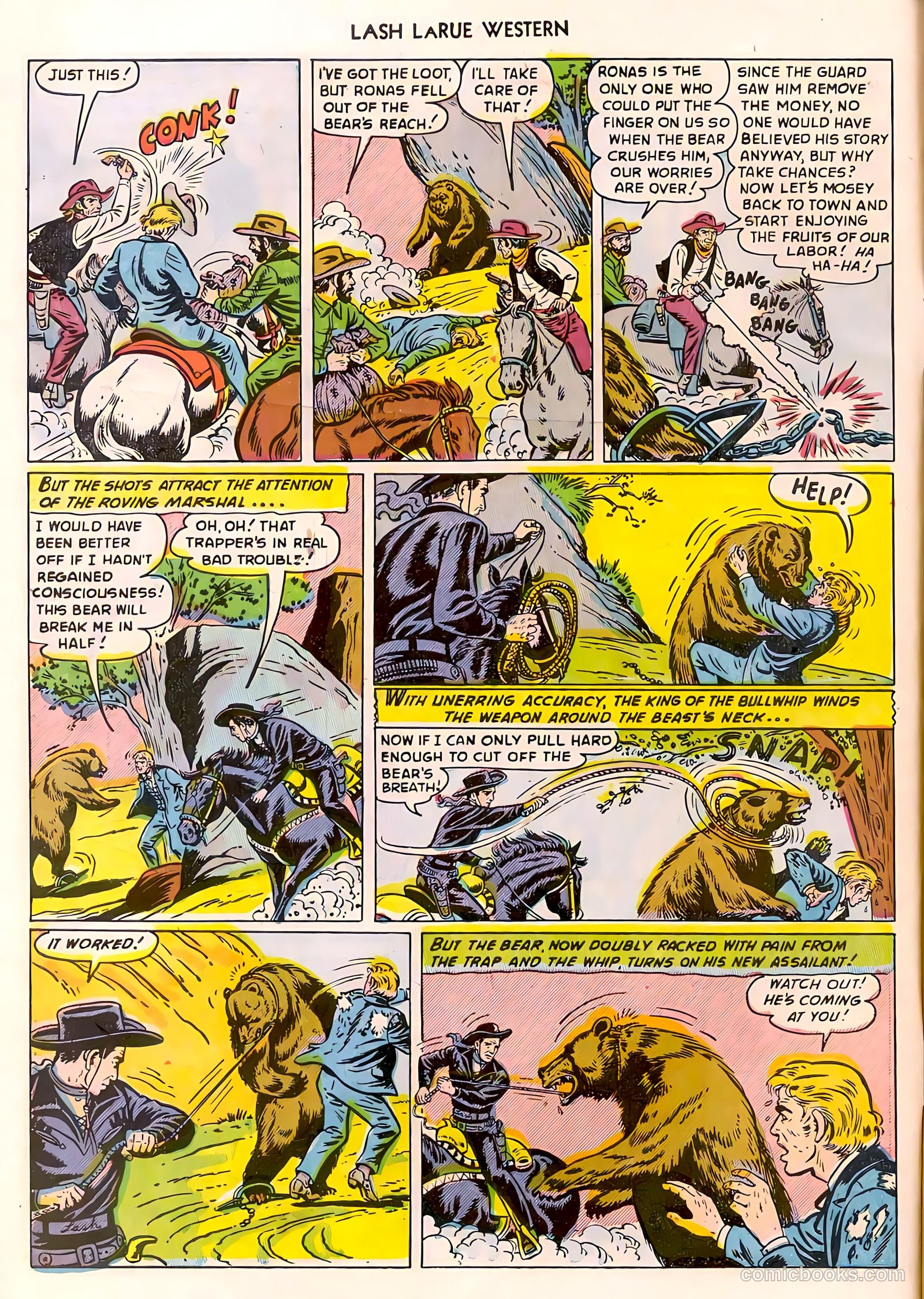 Lash LaRue Western #31 (1952) — page 5