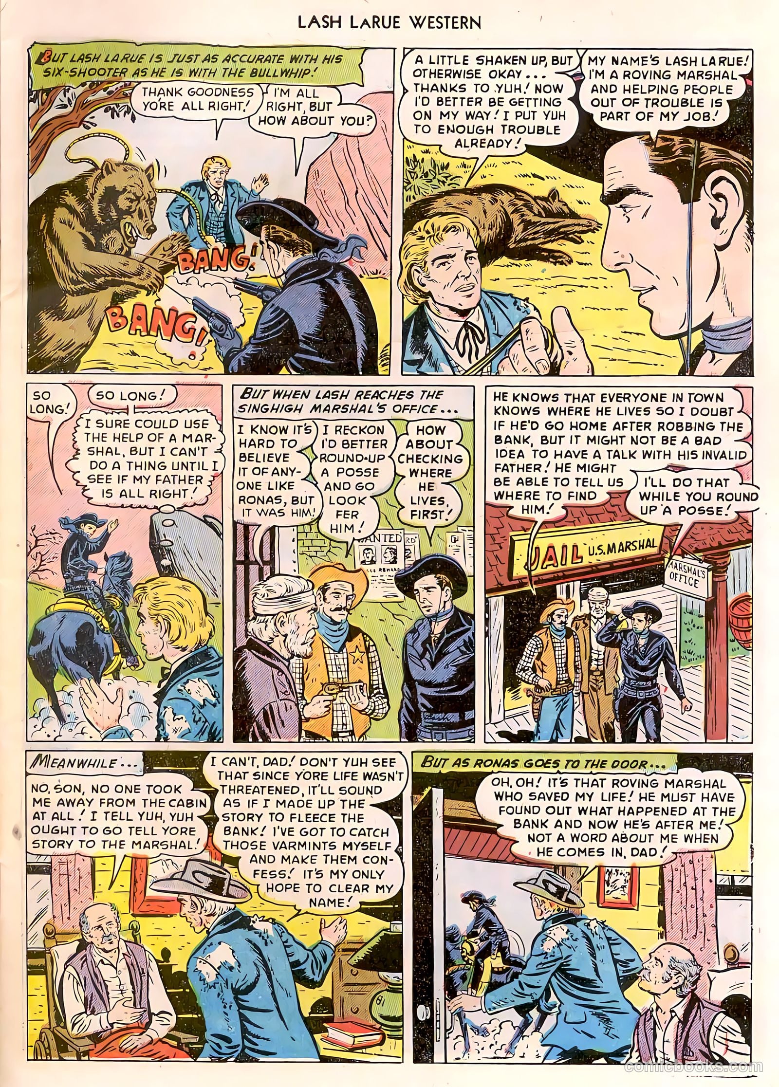 Lash LaRue Western #31 (1952) — page 6