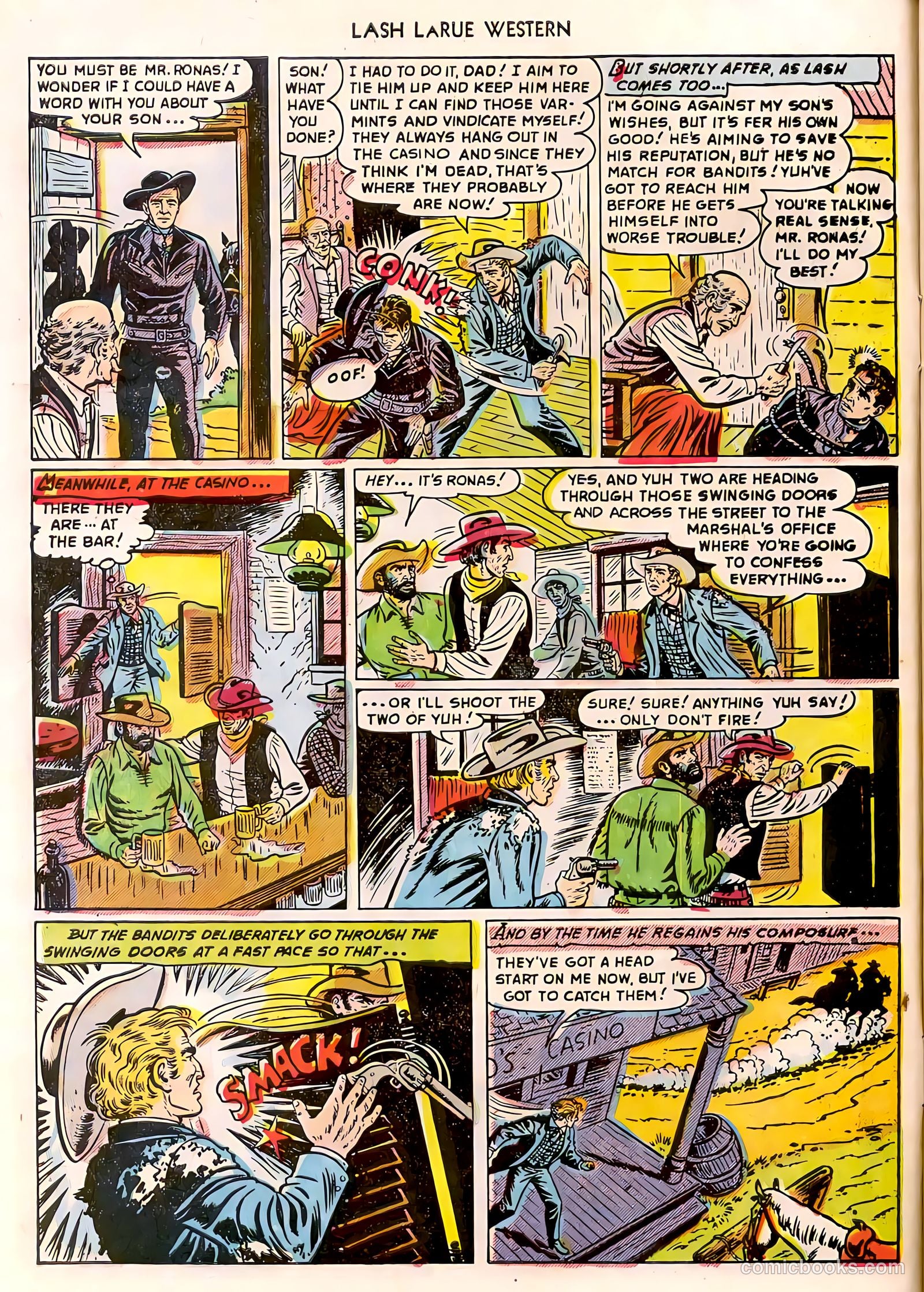 Lash LaRue Western #31 (1952) — page 7