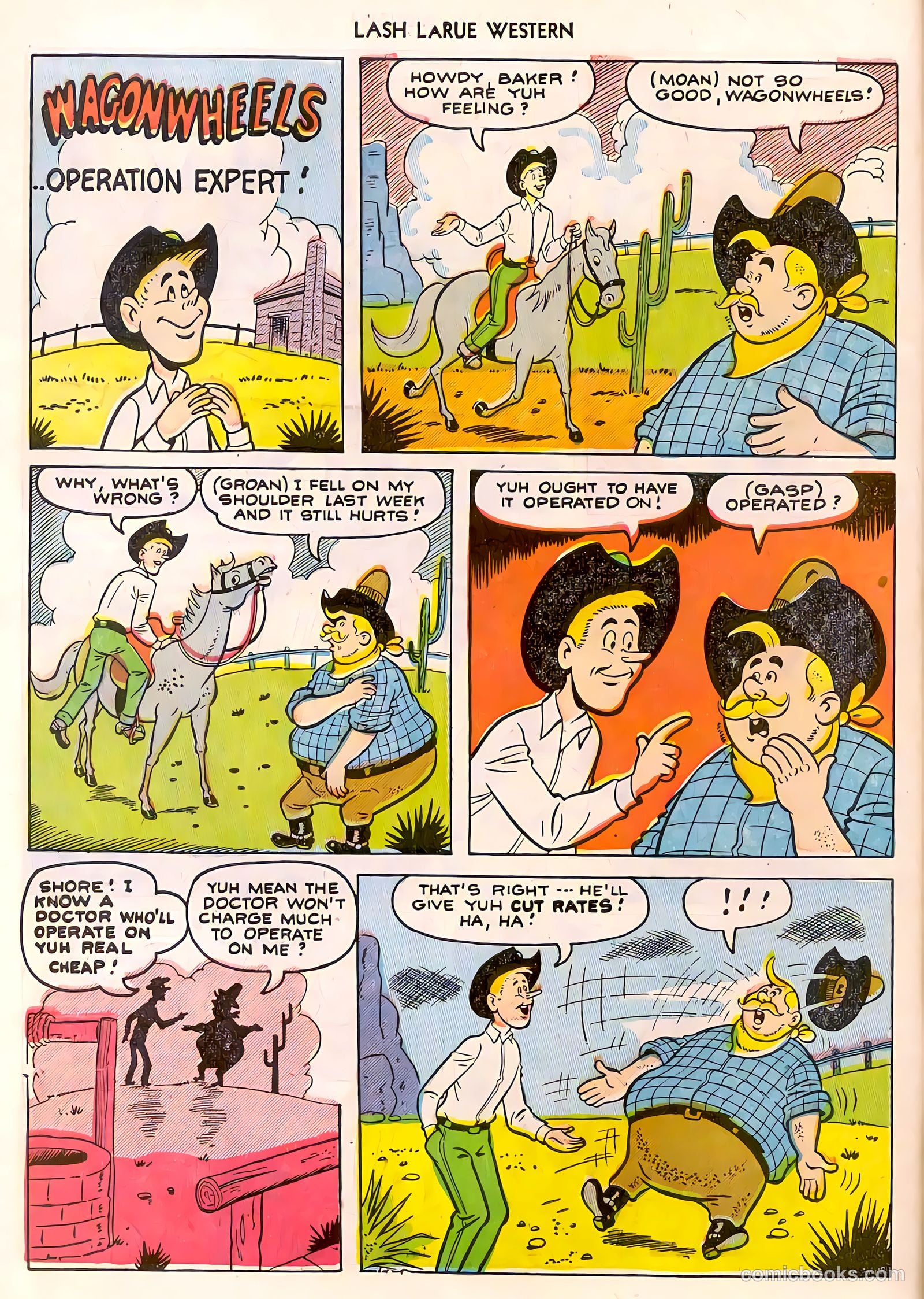 Lash LaRue Western #31 (1952) — page 9