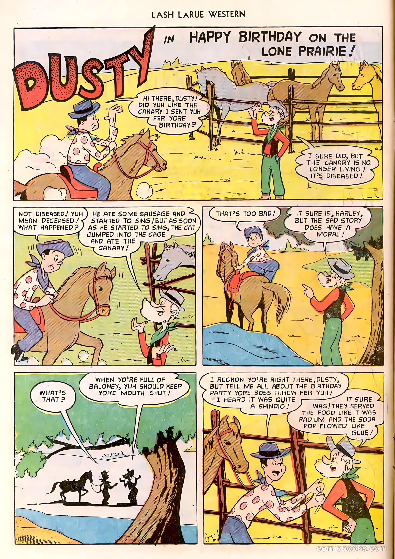 Lash LaRue Western #31 (1952) — page 13