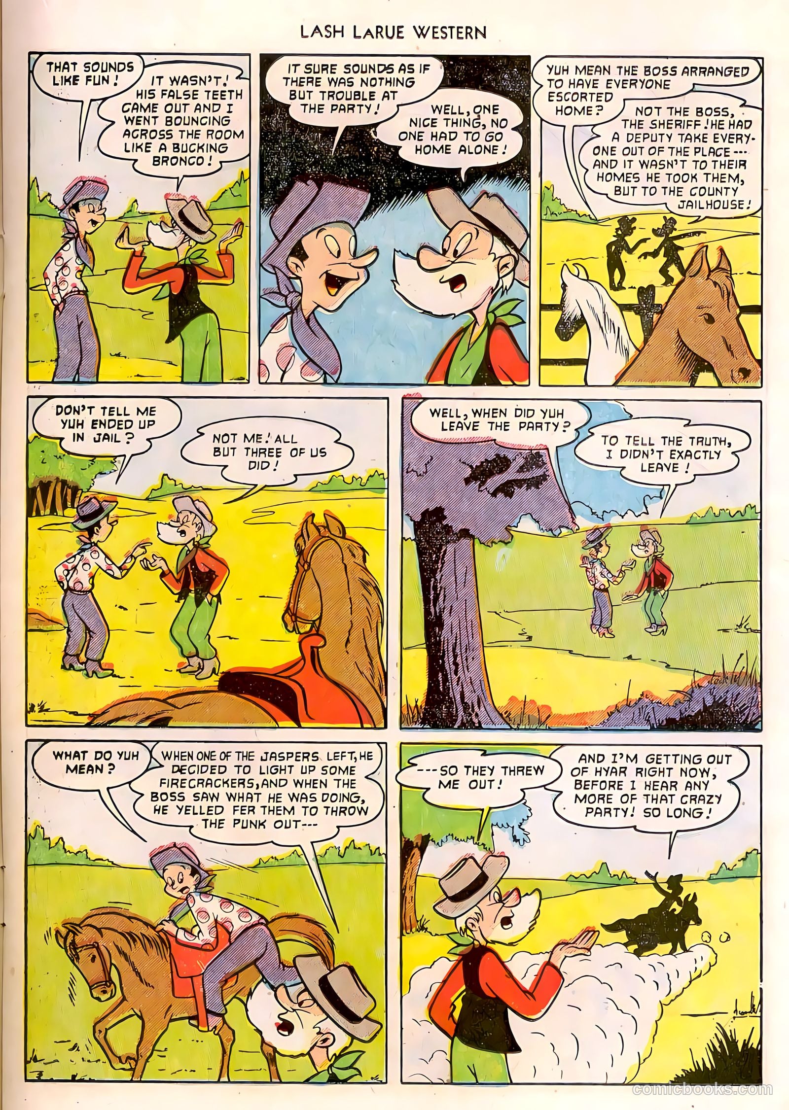 Lash LaRue Western #31 (1952) — page 16