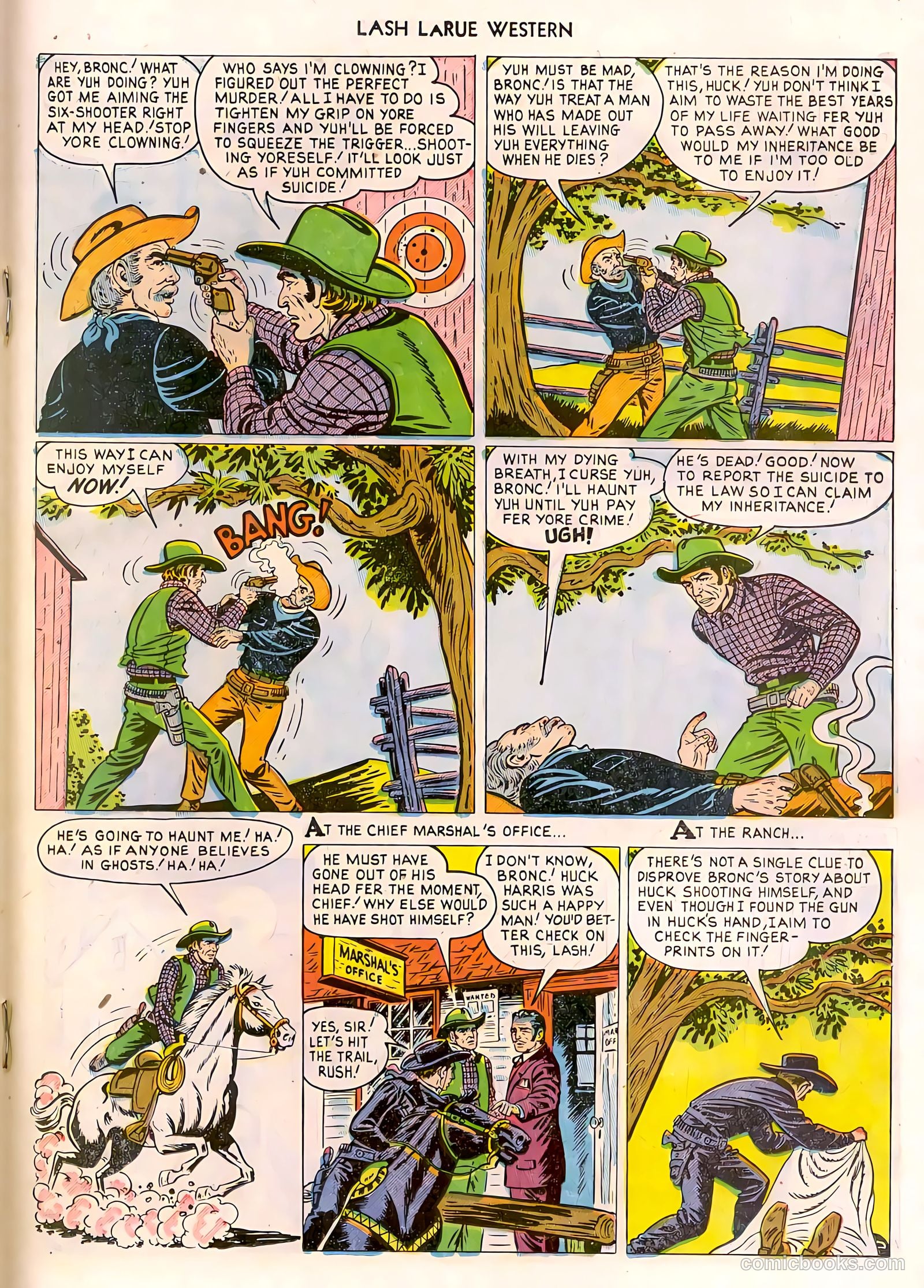 Lash LaRue Western #31 (1952) — page 18