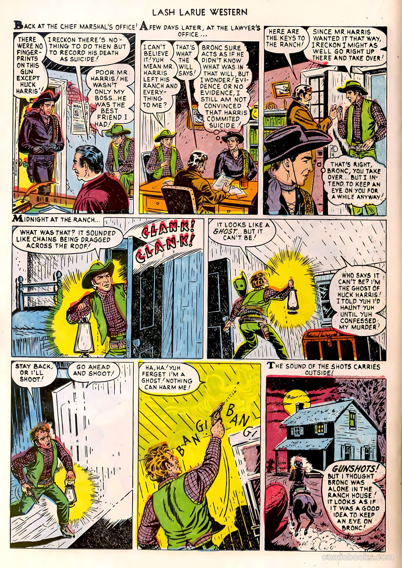 Lash LaRue Western #31 (1952) — page 19