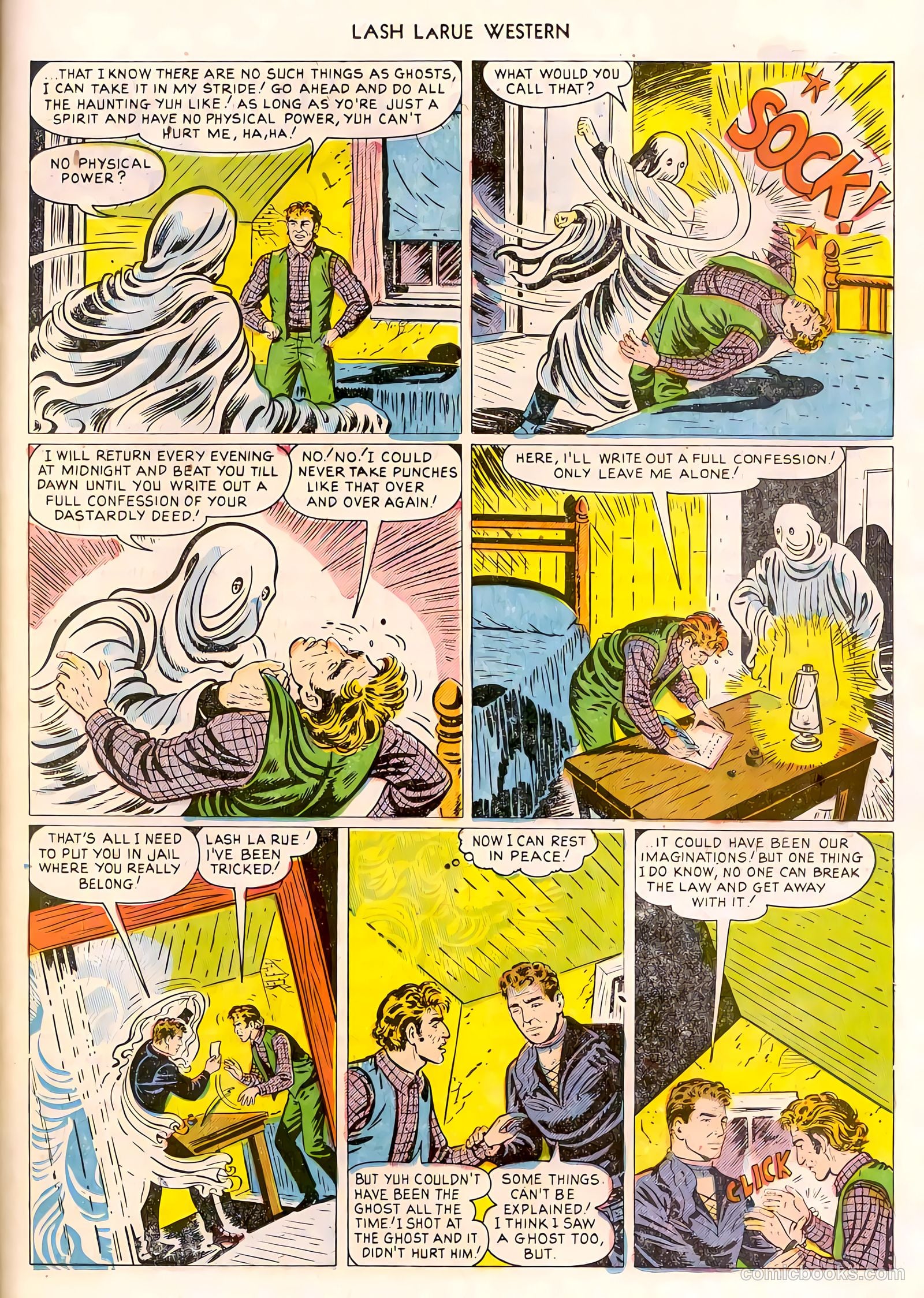 Lash LaRue Western #31 (1952) — page 22