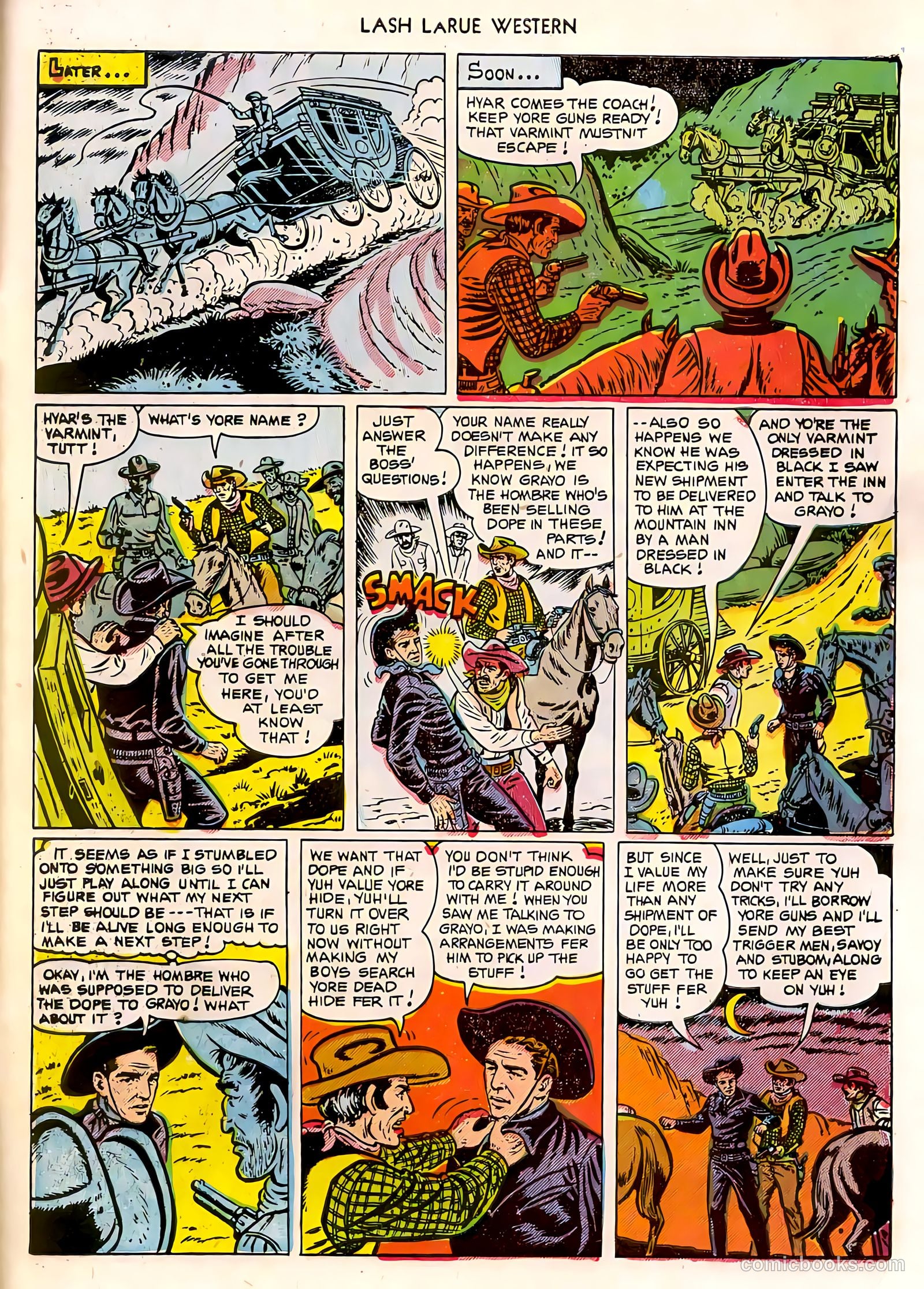 Lash LaRue Western #31 (1952) — page 28