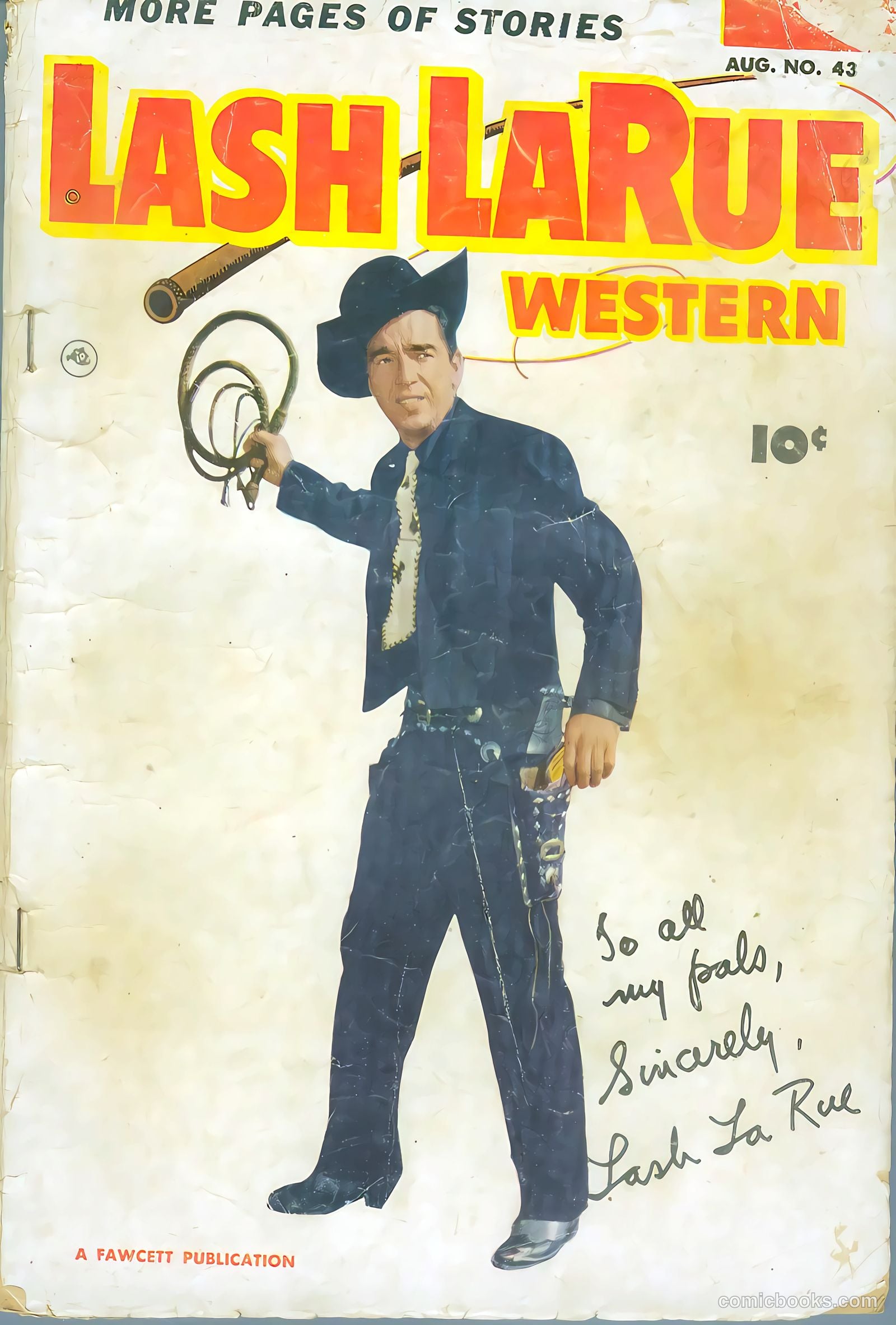 Lash LaRue Western #43 (1953) — page 1