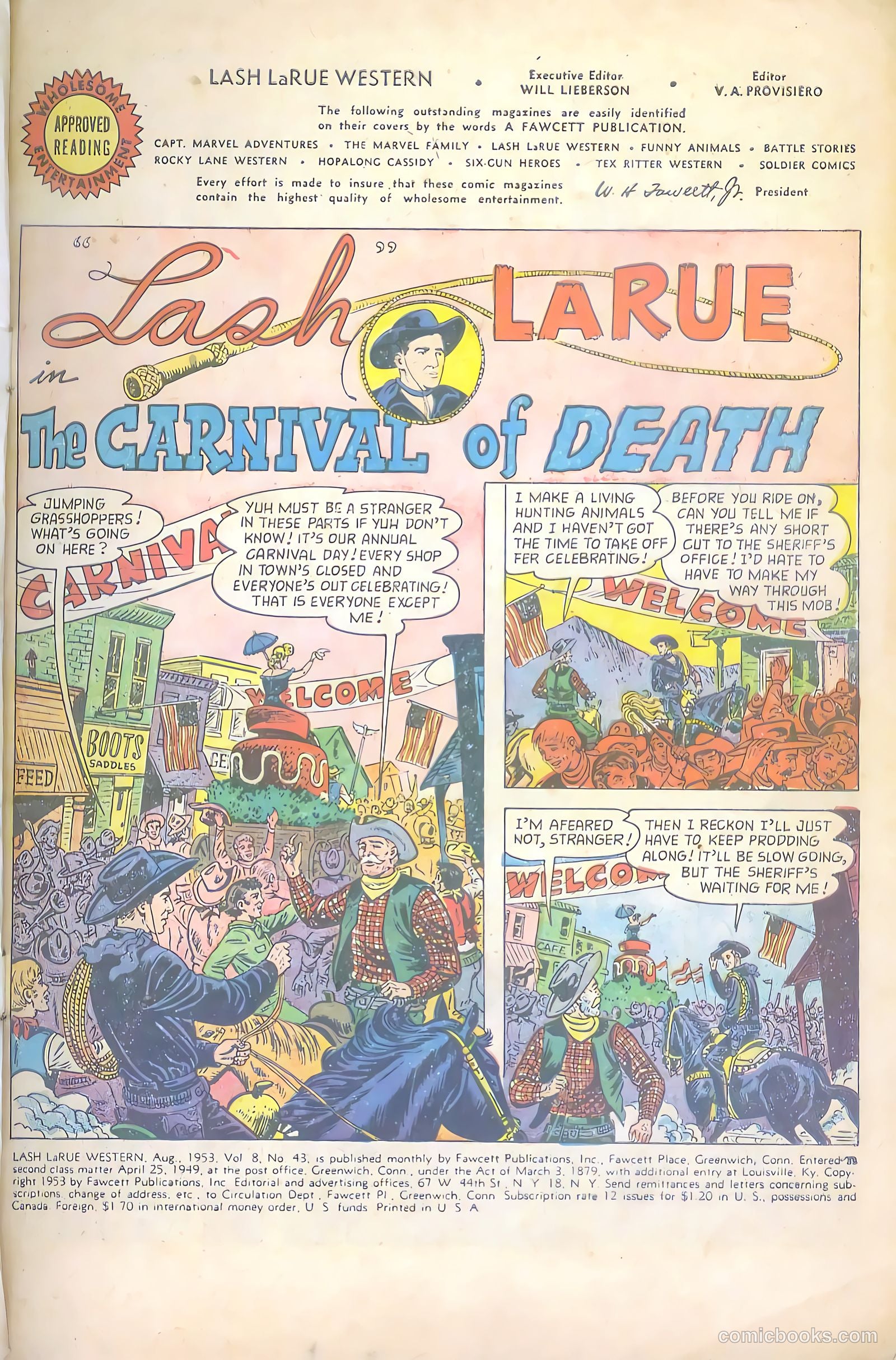 Lash LaRue Western #43 (1953) — page 3