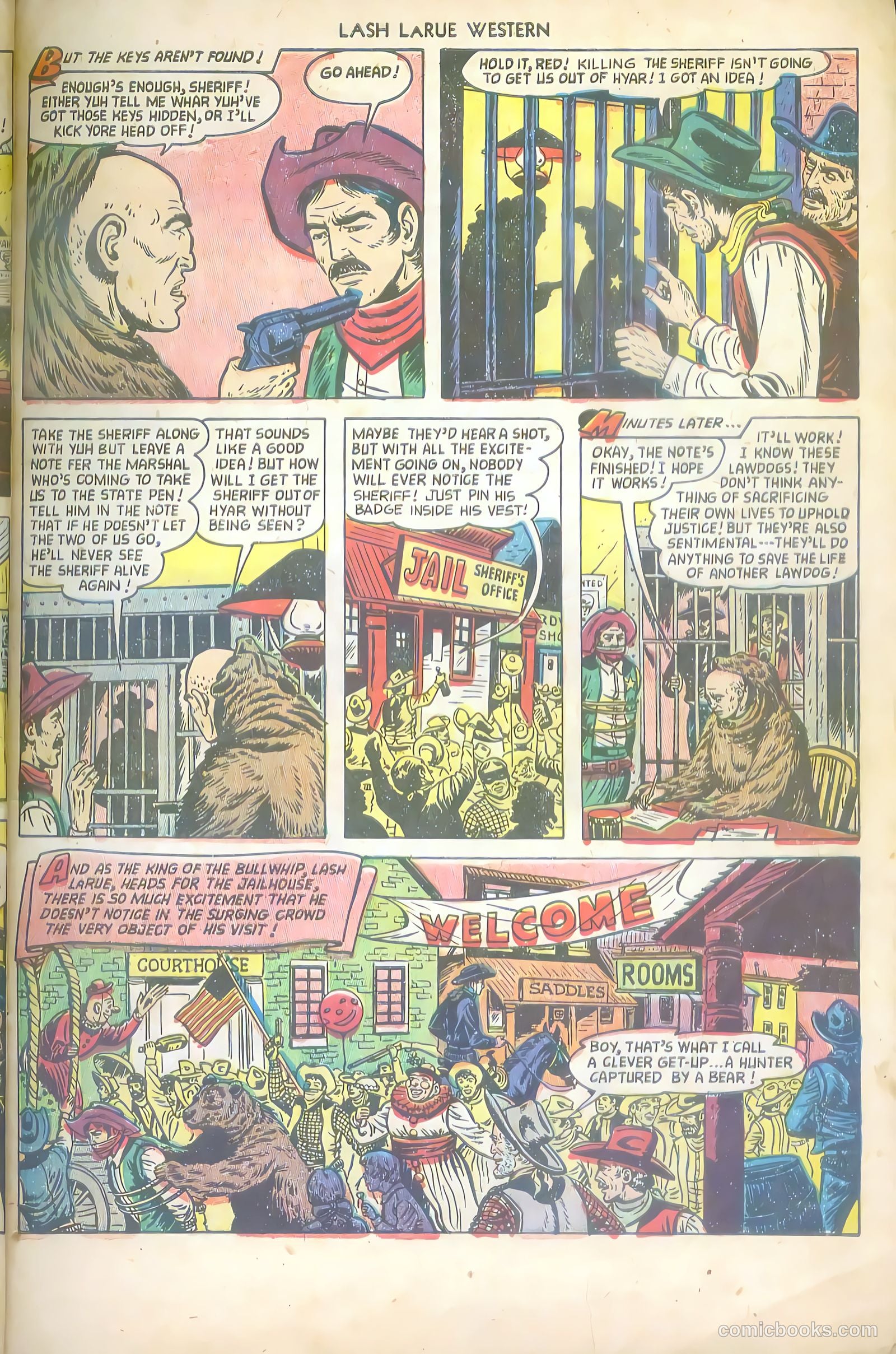 Lash LaRue Western #43 (1953) — page 5