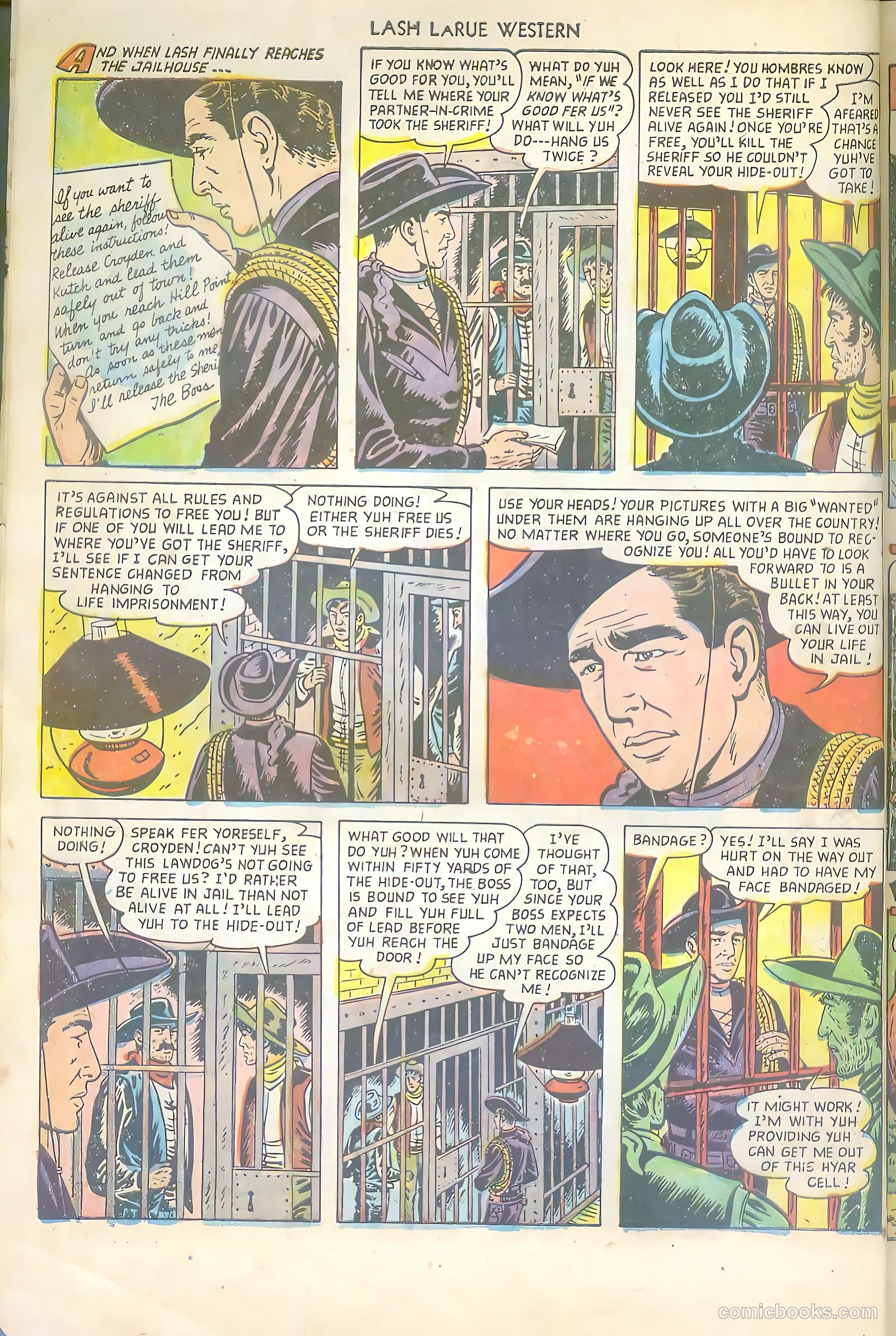 Lash LaRue Western #43 (1953) — page 6