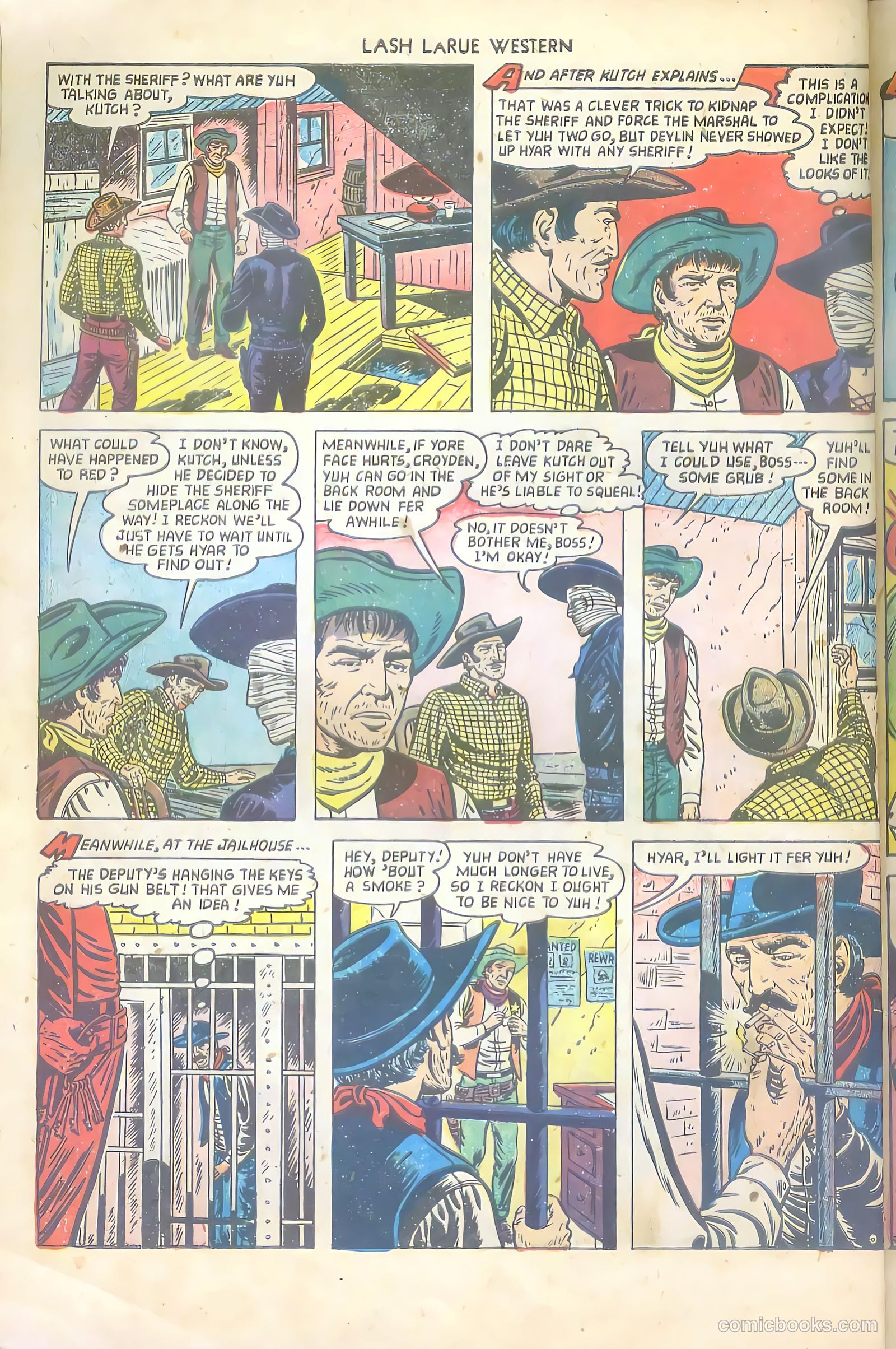 Lash LaRue Western #43 (1953) — page 8