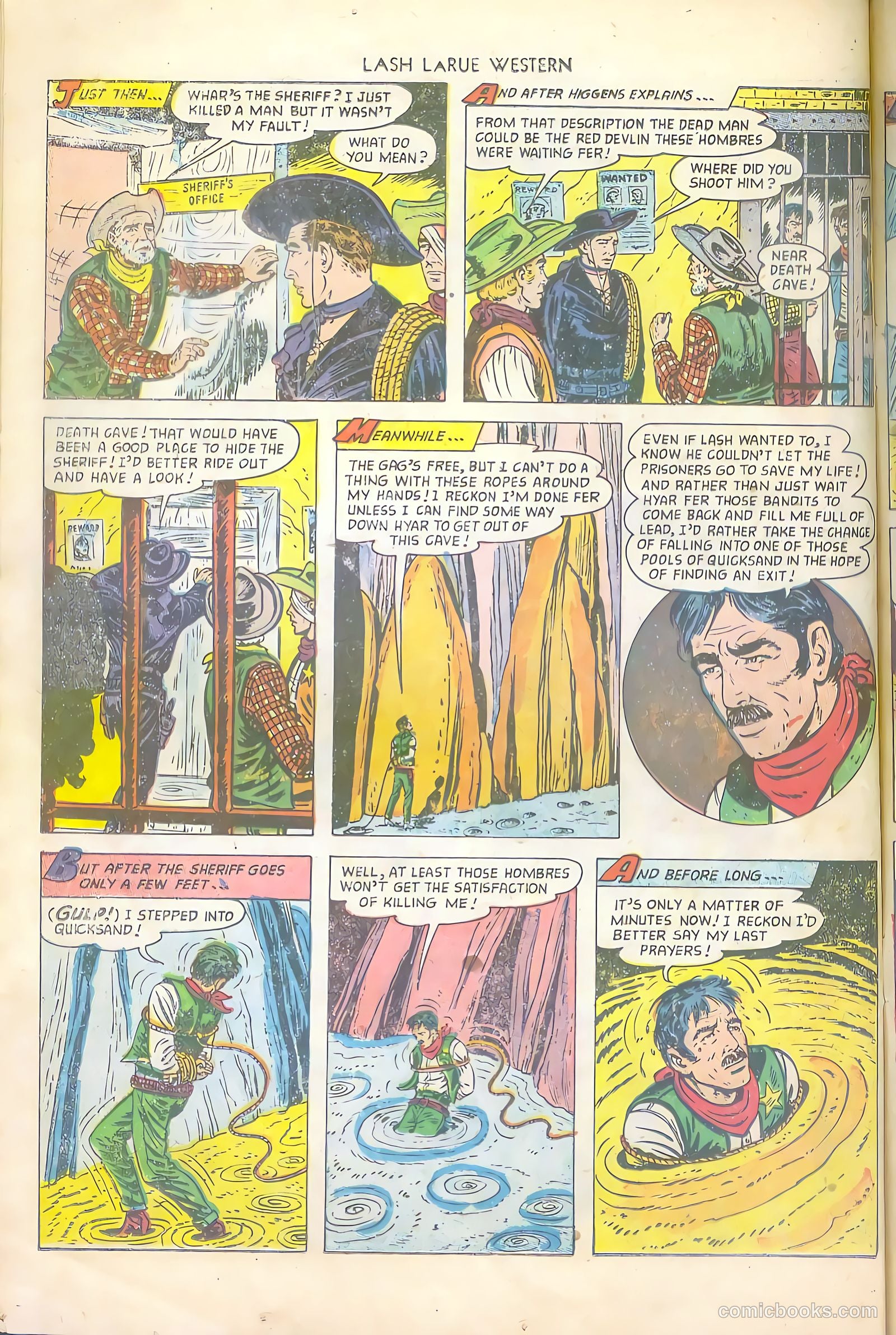 Lash LaRue Western #43 (1953) — page 14