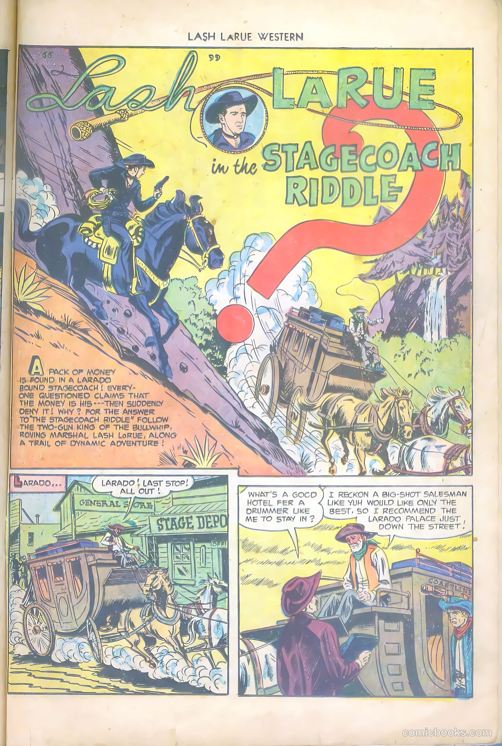 Lash LaRue Western #43 (1953) — page 17