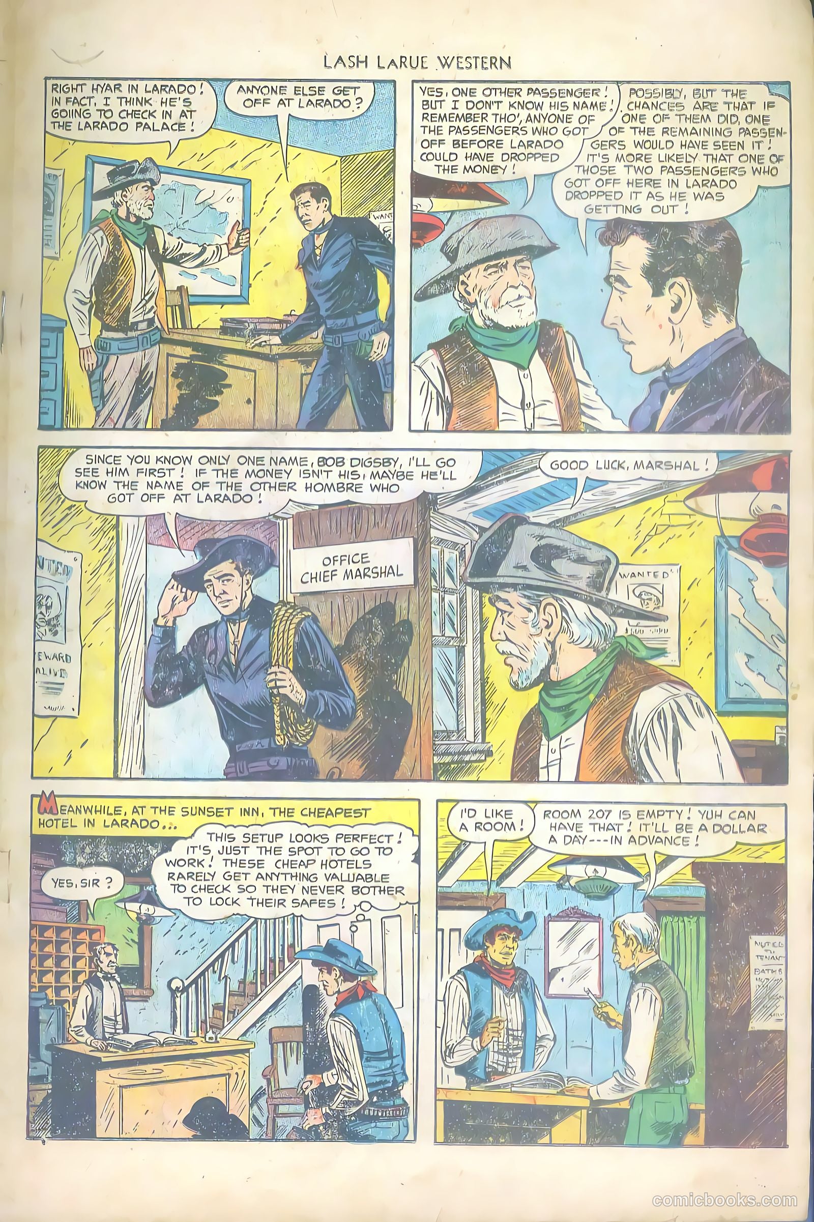 Lash LaRue Western #43 (1953) — page 19
