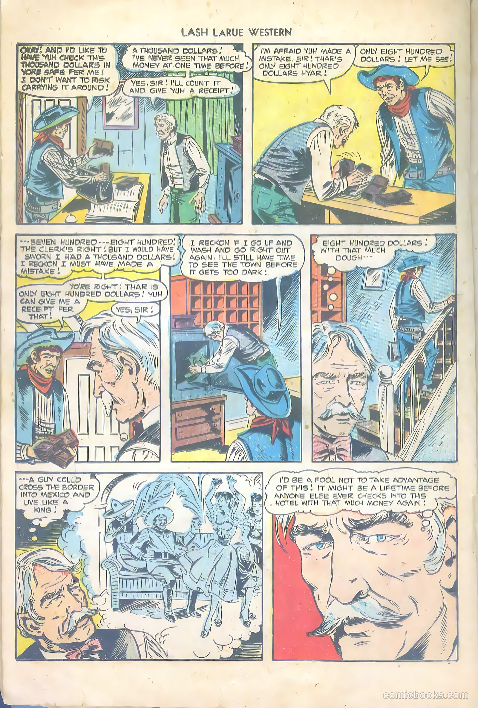 Lash LaRue Western #43 (1953) — page 20