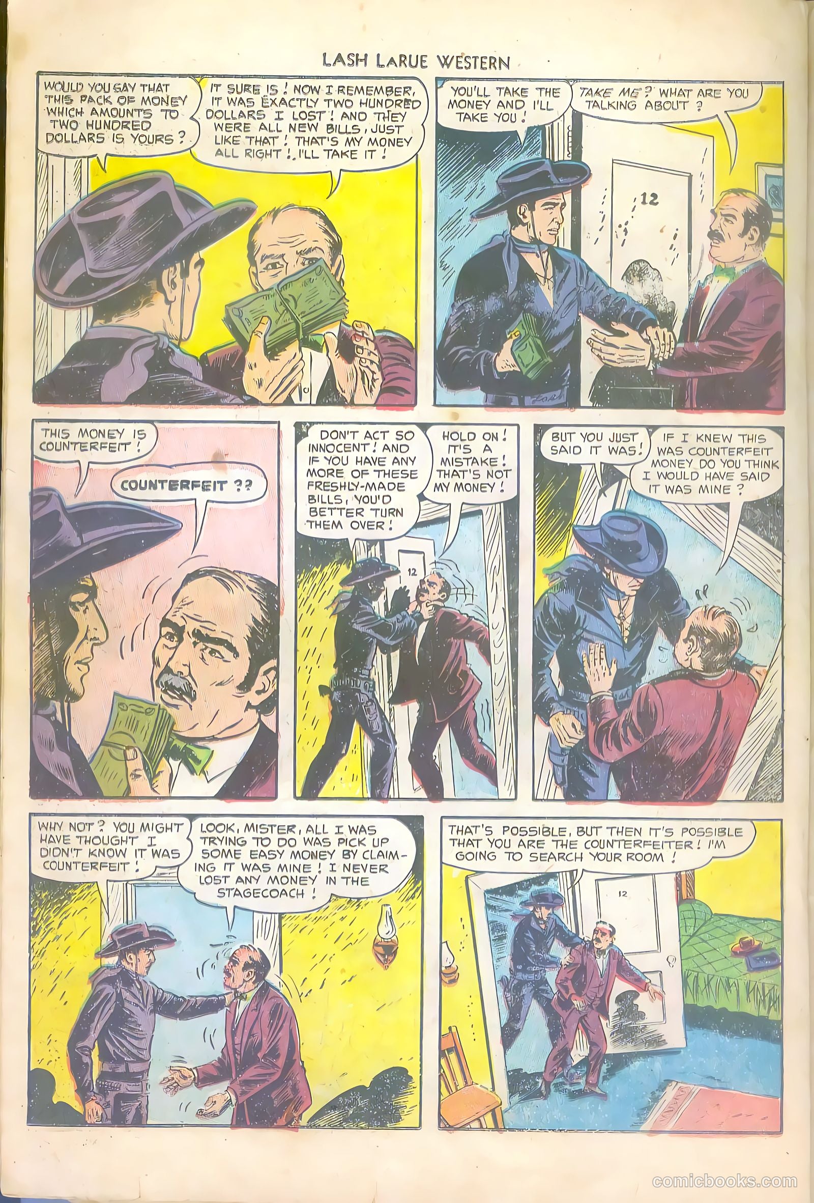Lash LaRue Western #43 (1953) — page 22
