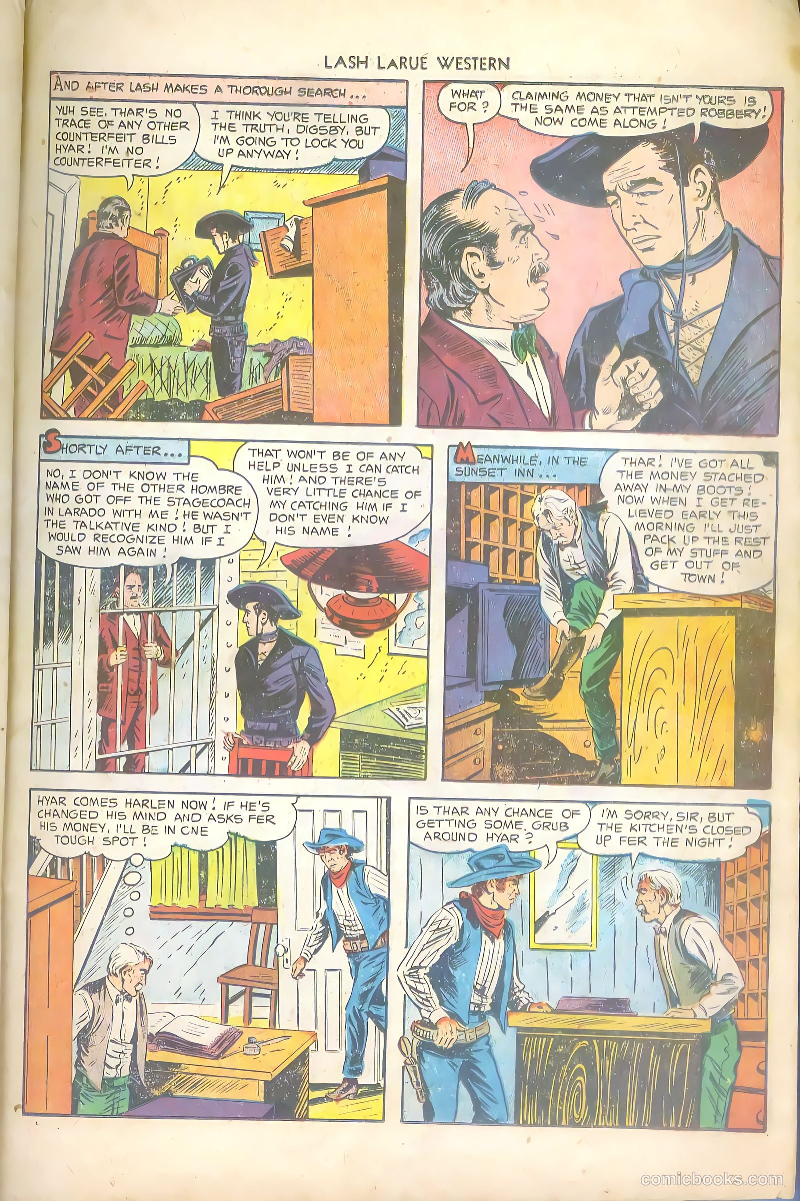 Lash LaRue Western #43 (1953) — page 23
