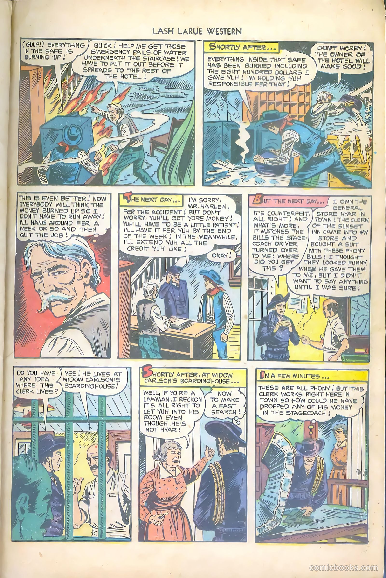 Lash LaRue Western #43 (1953) — page 25