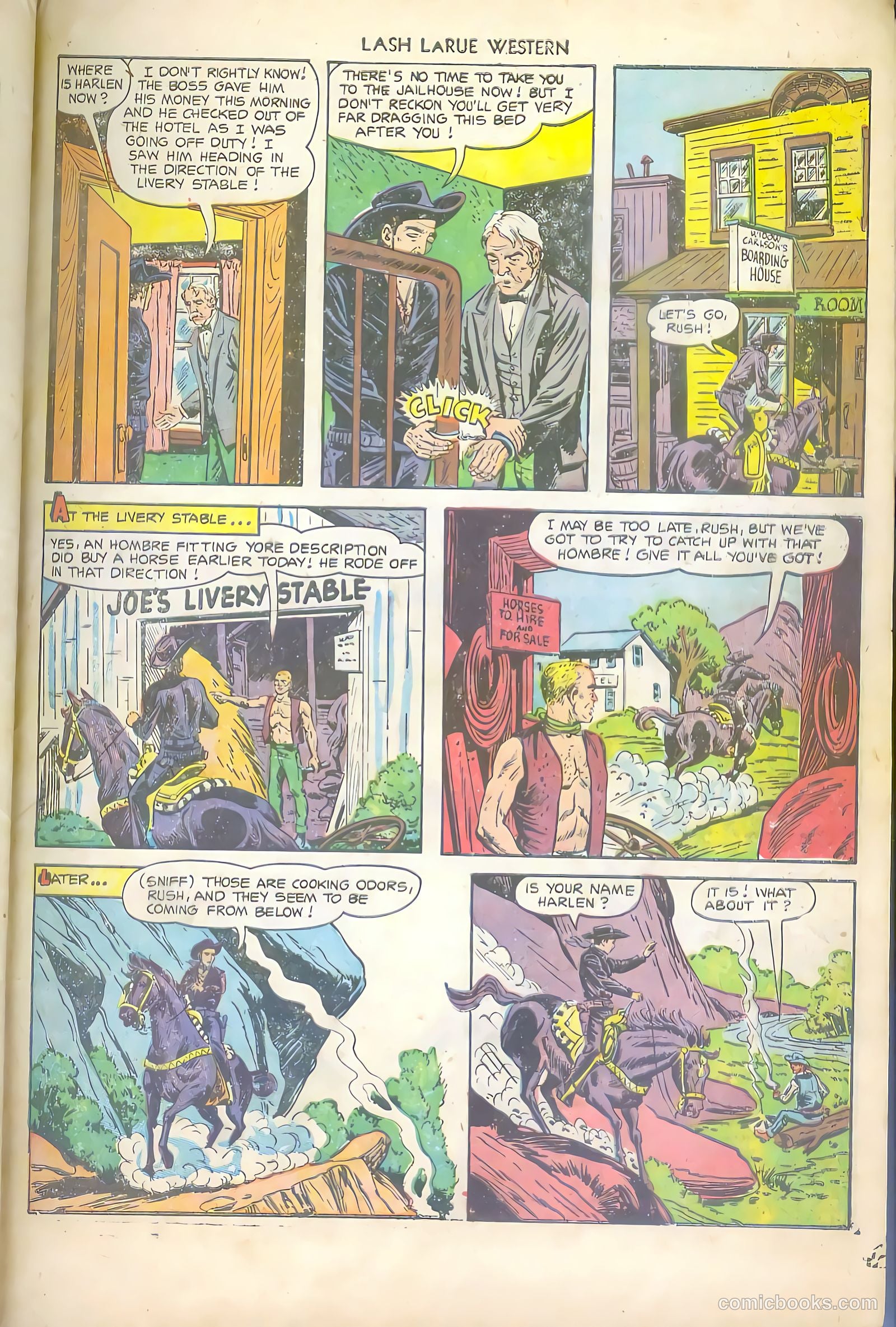 Lash LaRue Western #43 (1953) — page 27