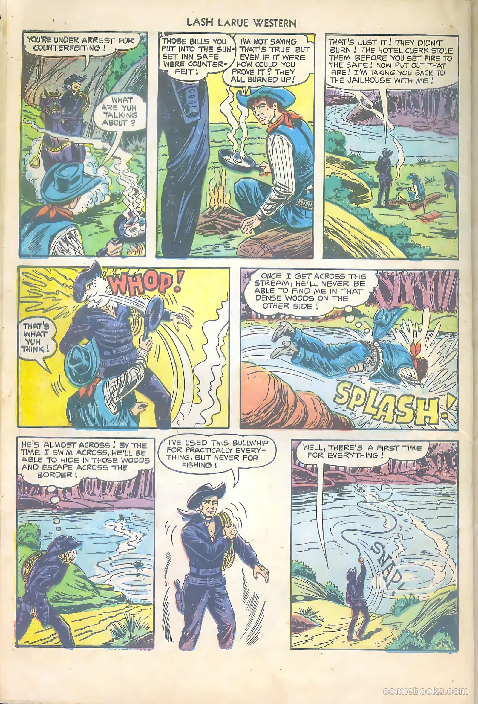 Lash LaRue Western #43 (1953) — page 28