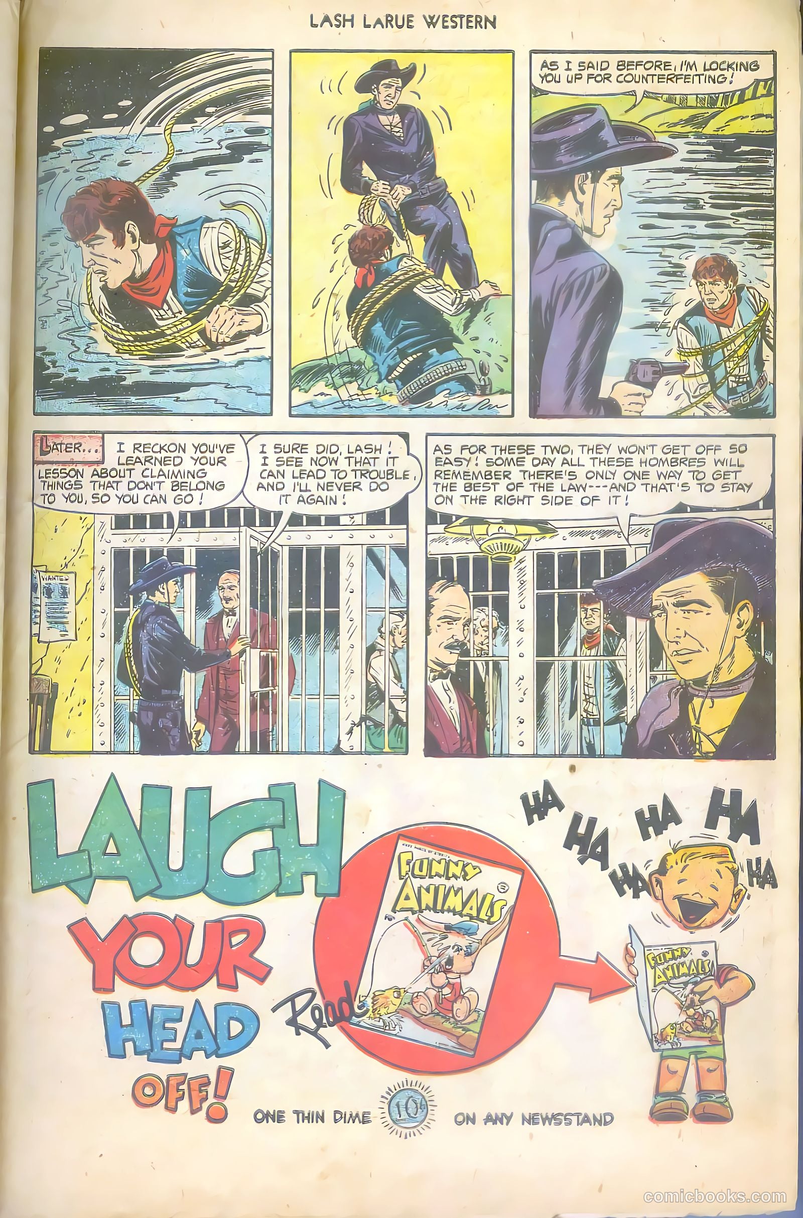 Lash LaRue Western #43 (1953) — page 29
