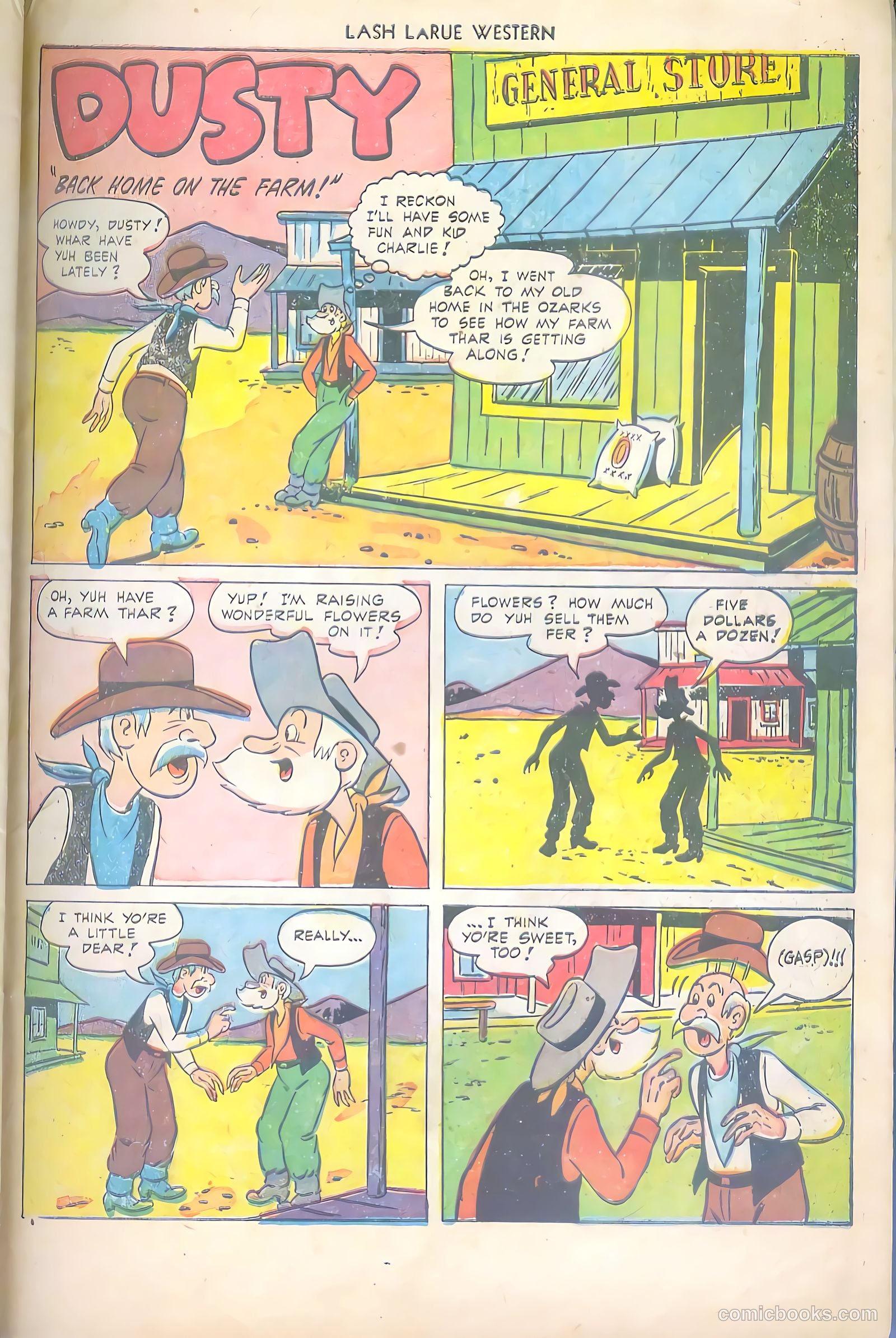Lash LaRue Western #43 (1953) — page 31