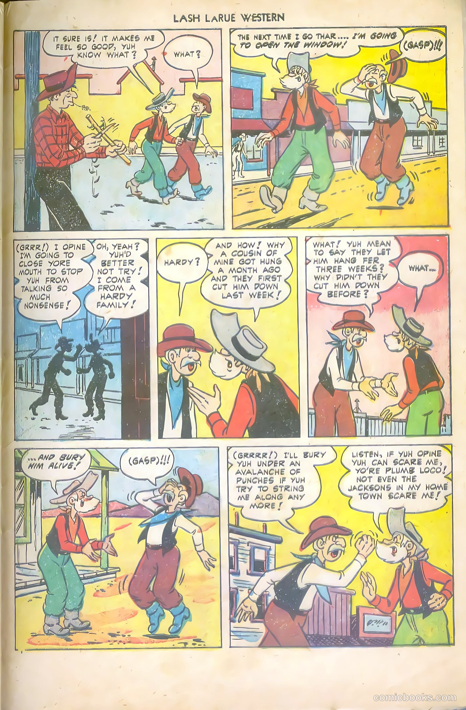 Lash LaRue Western #43 (1953) — page 33