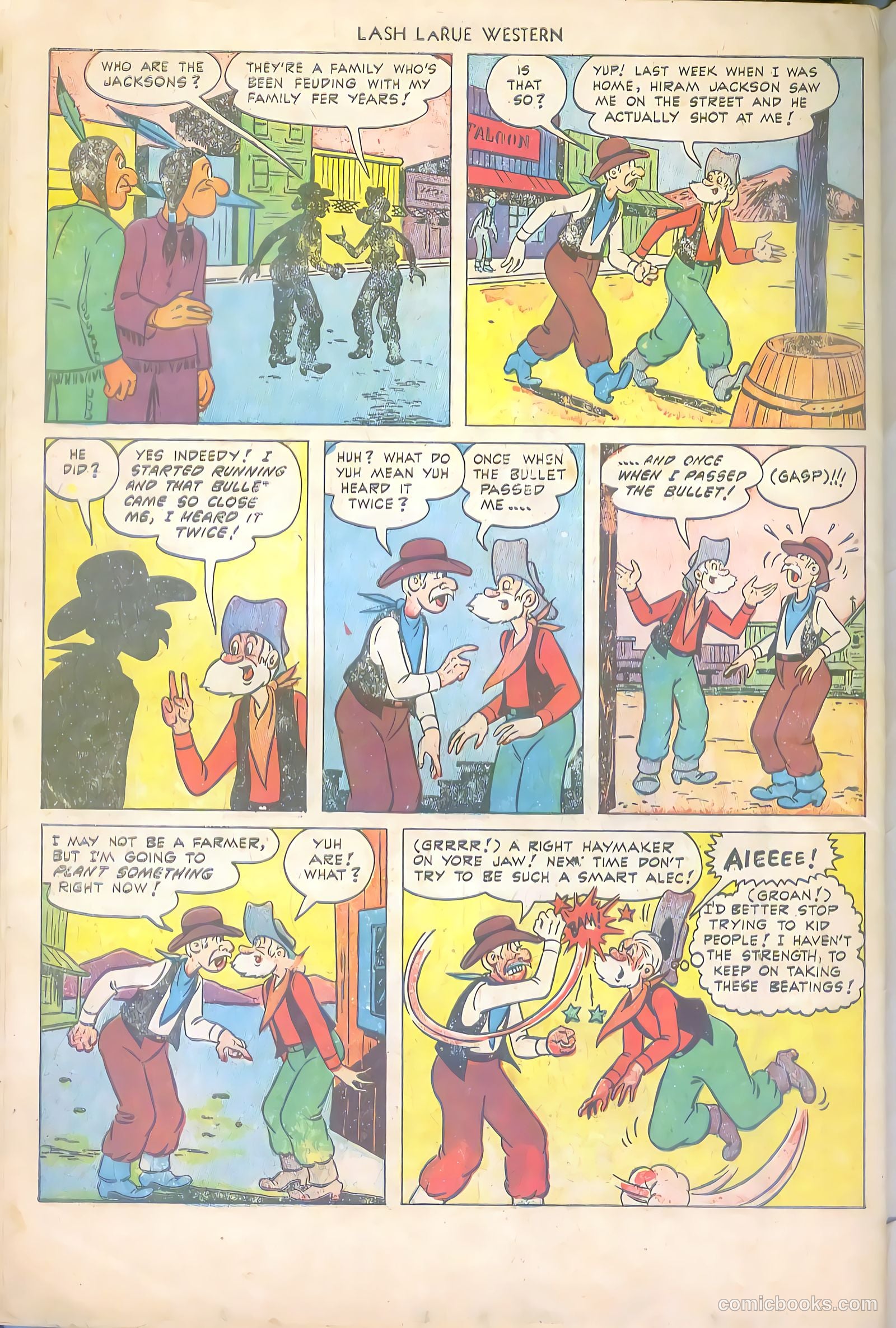Lash LaRue Western #43 (1953) — page 34