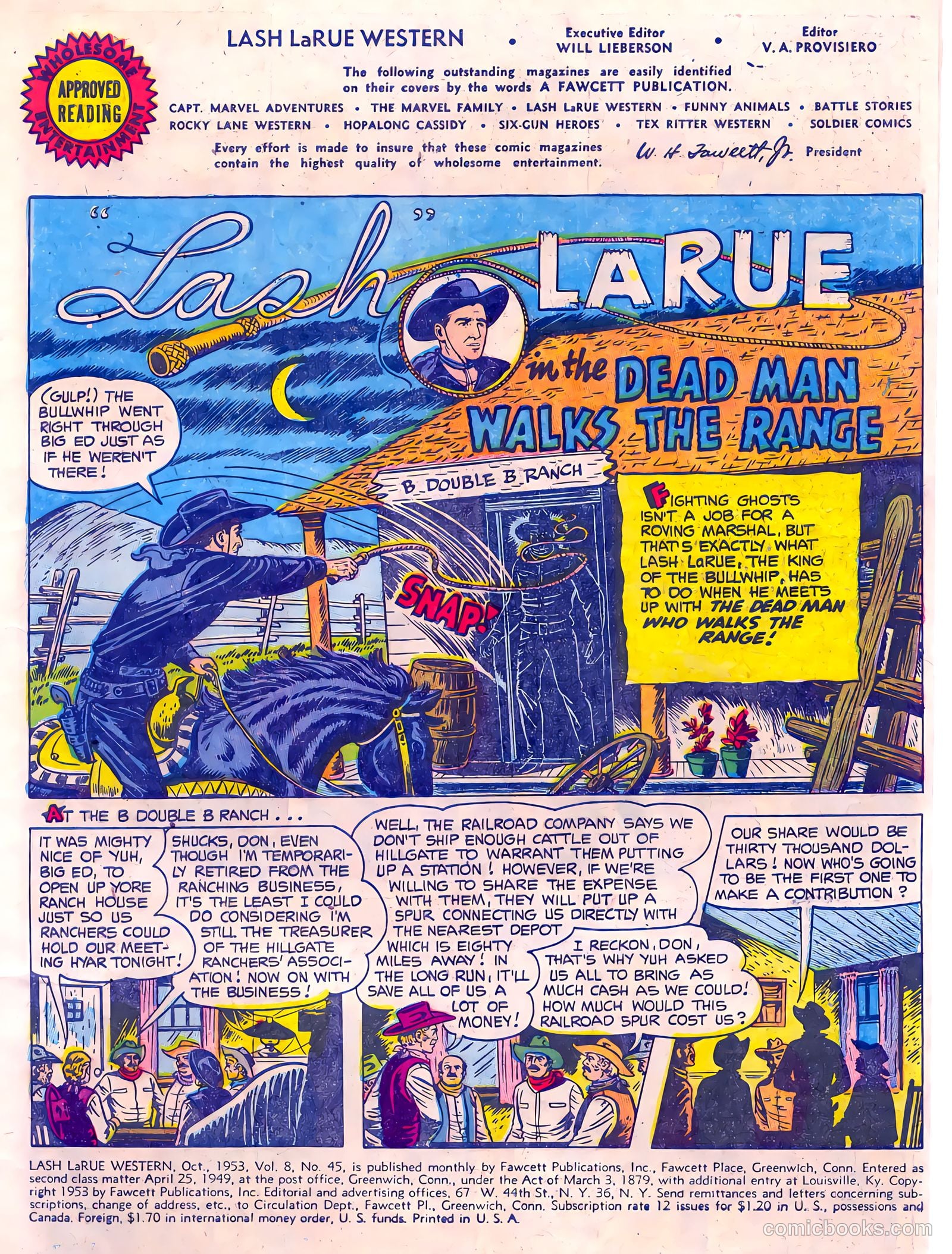 Lash LaRue Western #45 (1953) — page 3