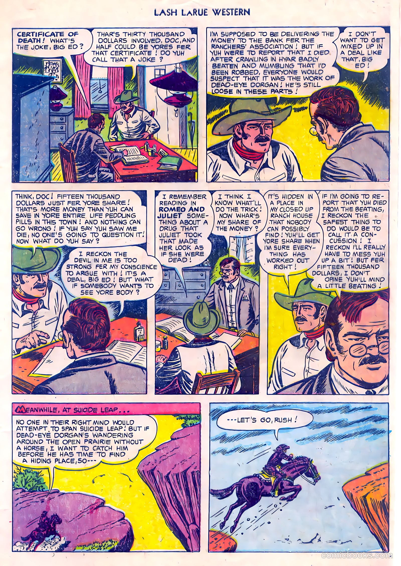 Lash LaRue Western #45 (1953) — page 5