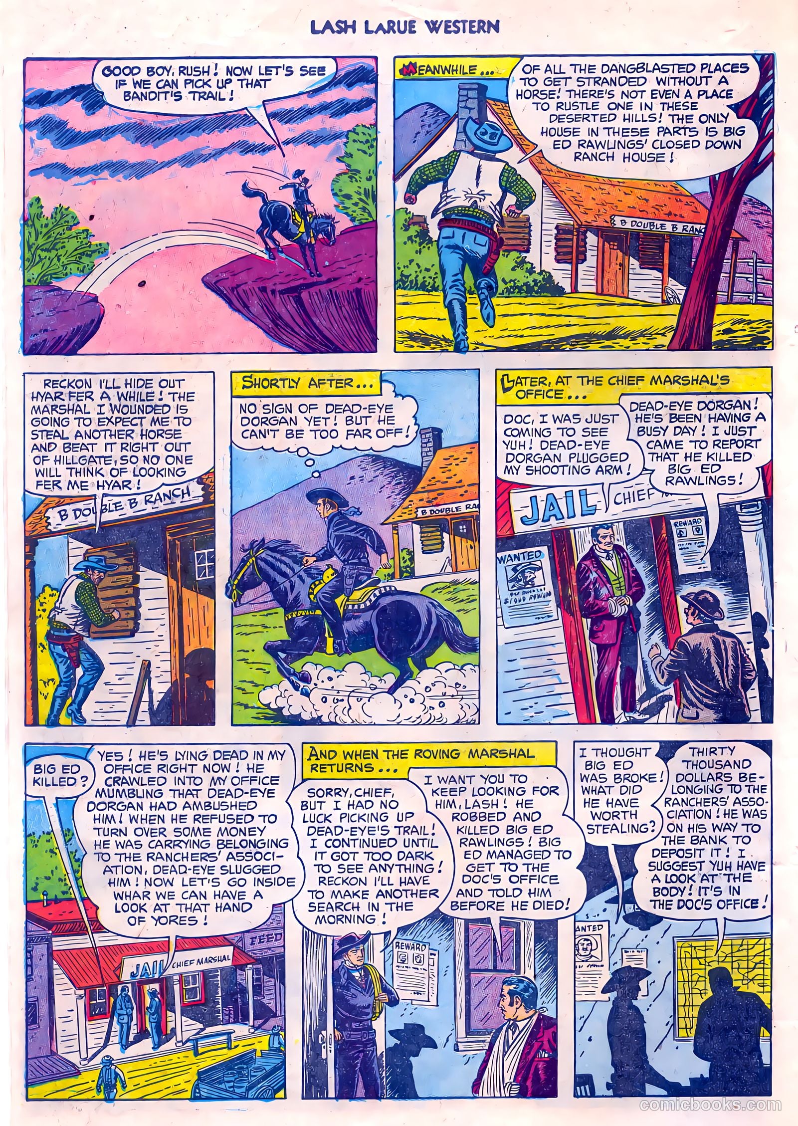 Lash LaRue Western #45 (1953) — page 6