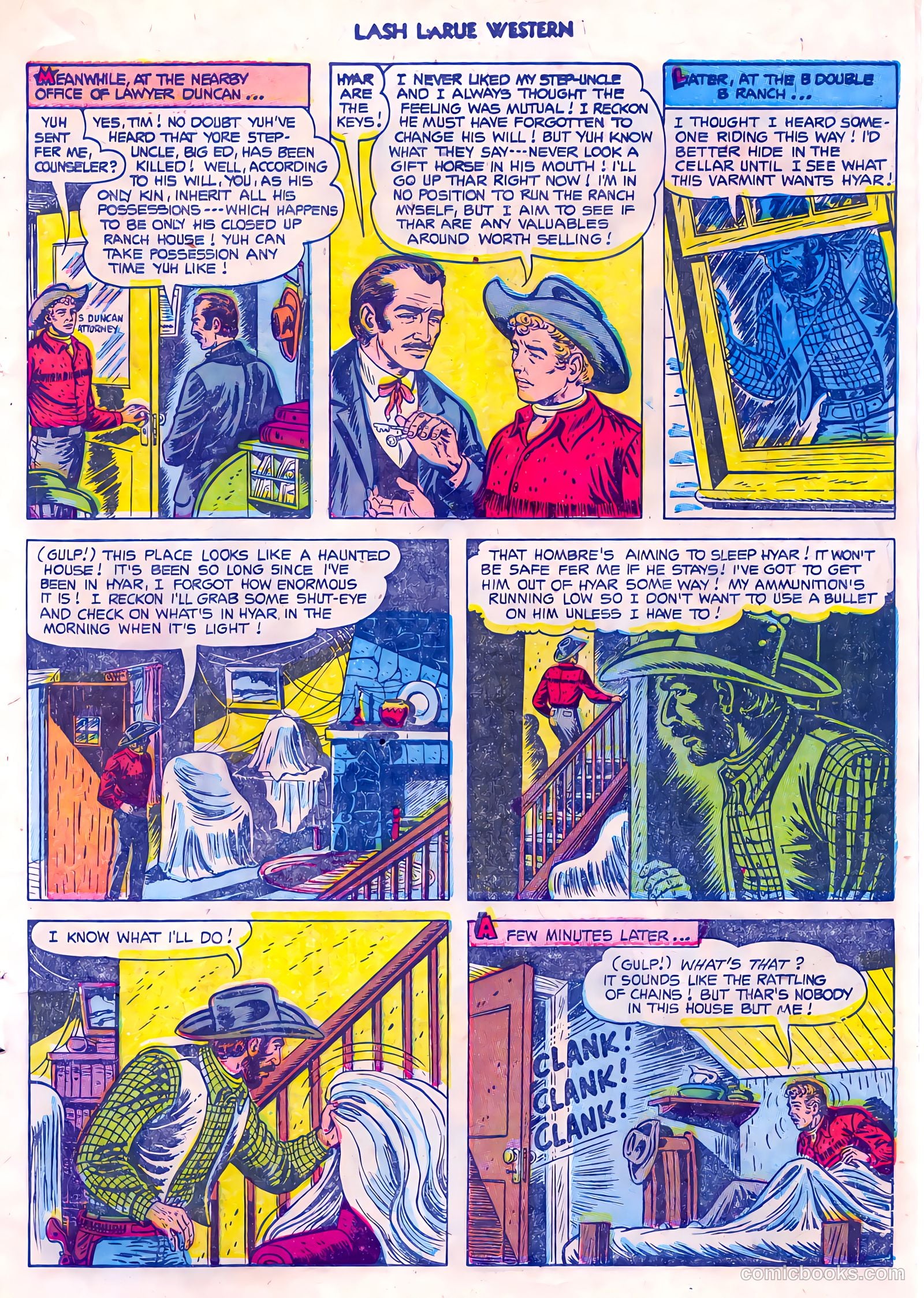 Lash LaRue Western #45 (1953) — page 7