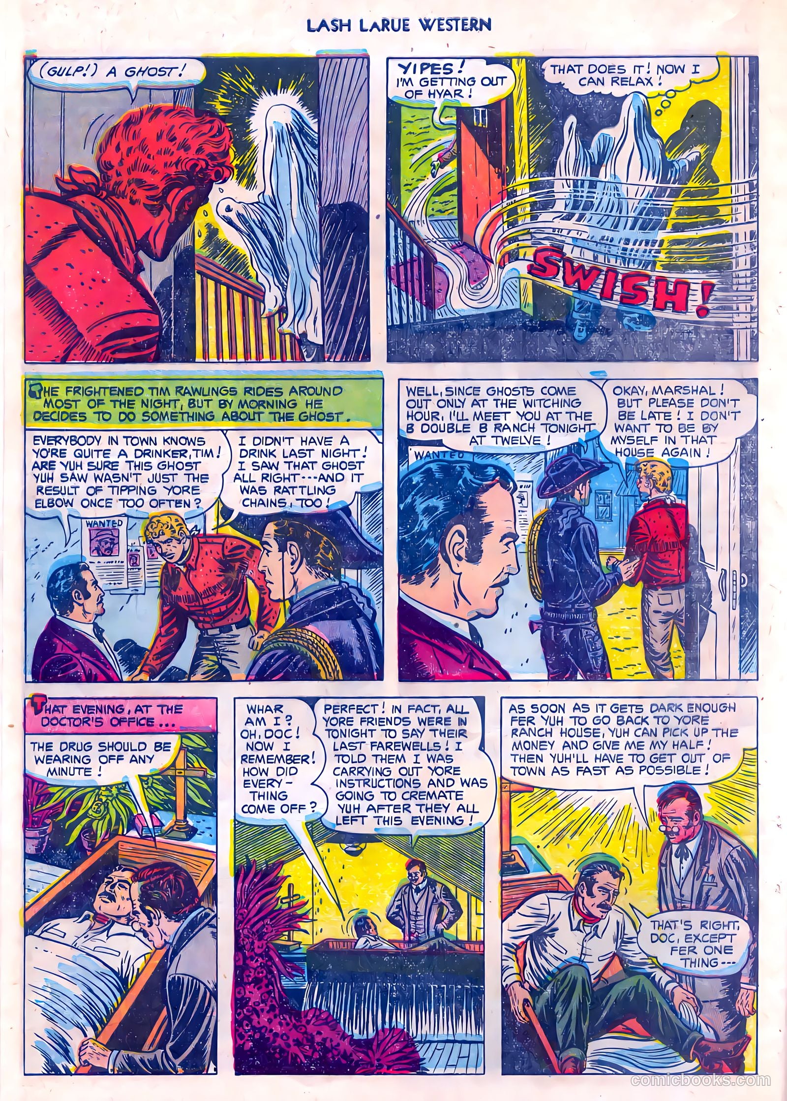 Lash LaRue Western #45 (1953) — page 8