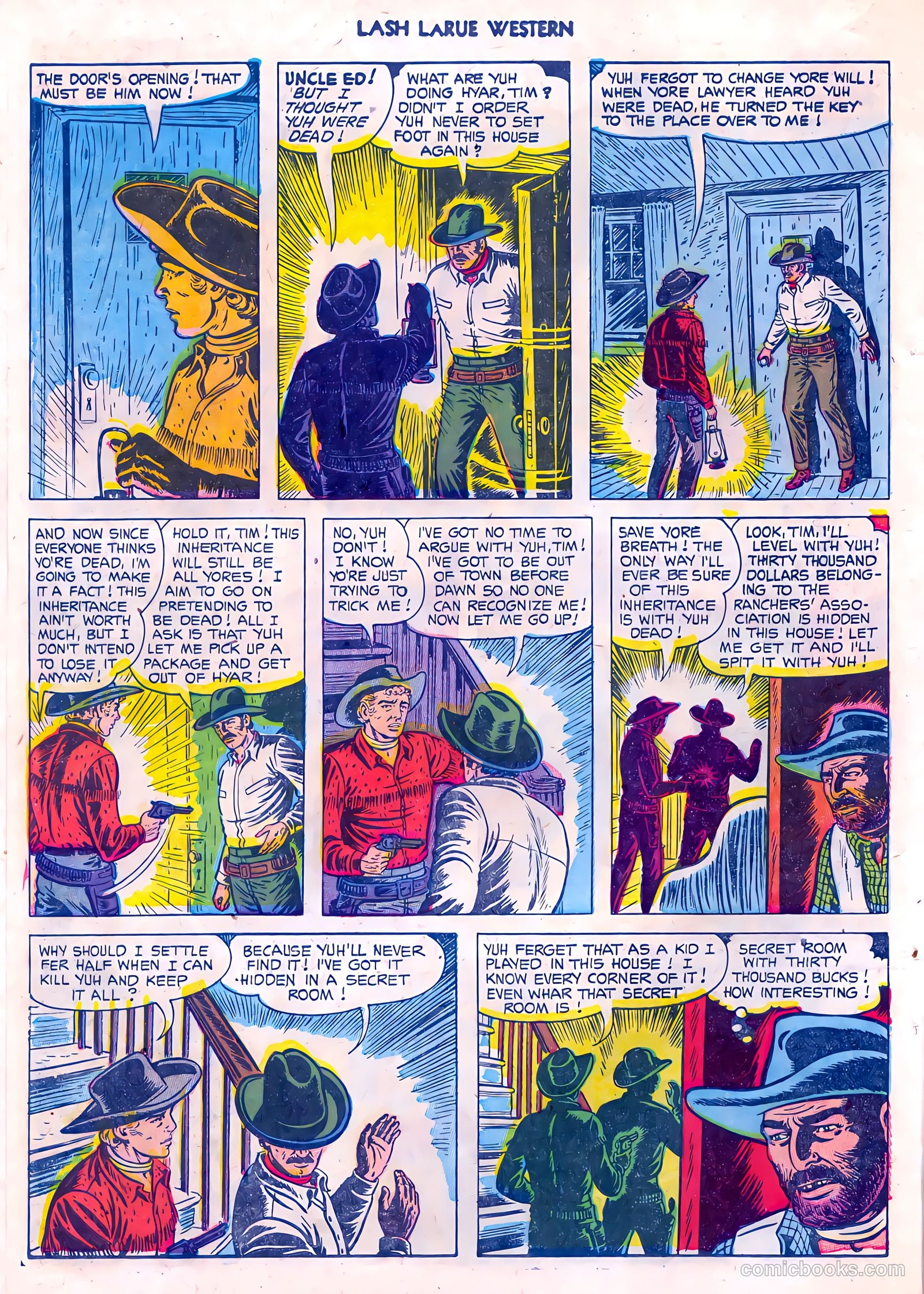 Lash LaRue Western #45 (1953) — page 10