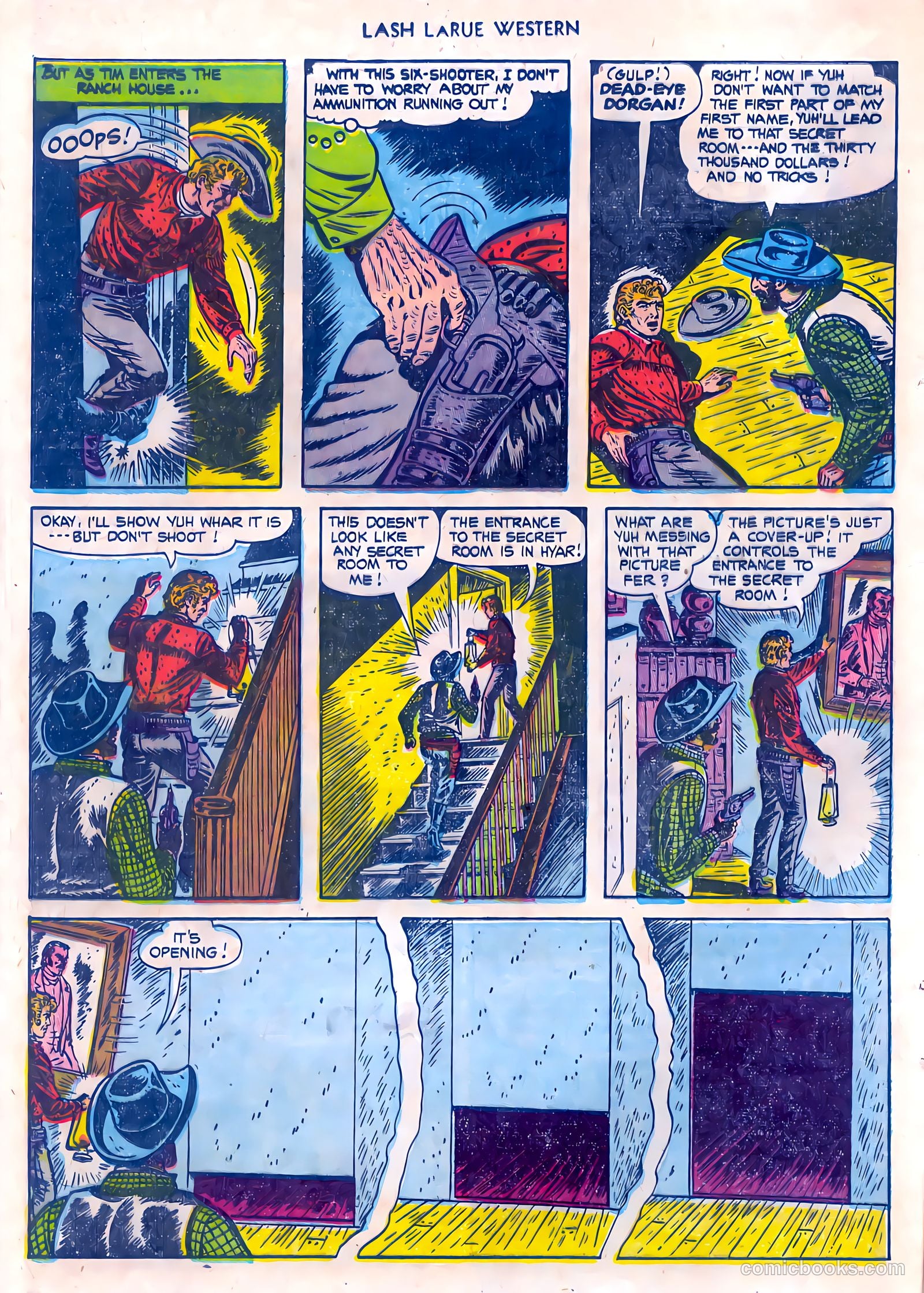 Lash LaRue Western #45 (1953) — page 12