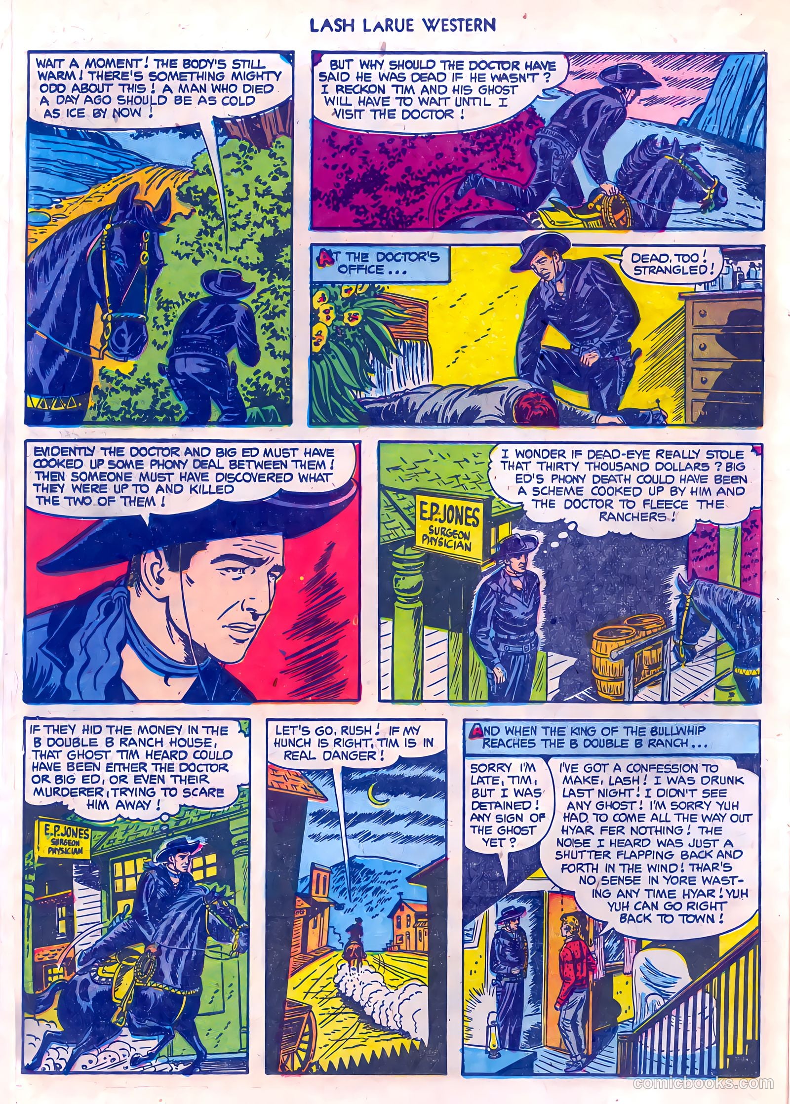 Lash LaRue Western #45 (1953) — page 14