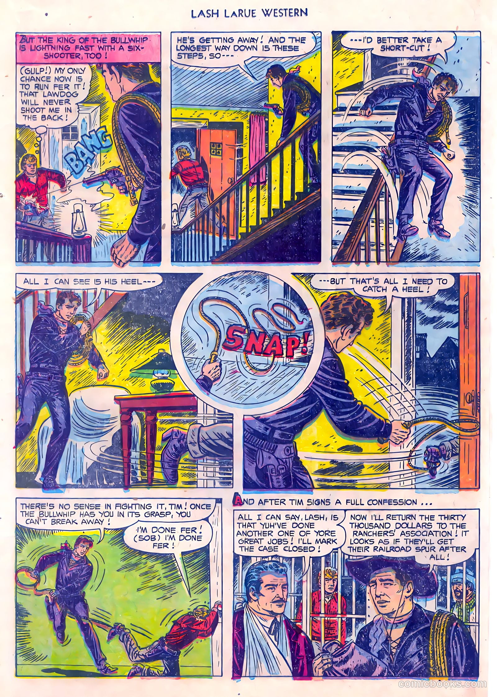 Lash LaRue Western #45 (1953) — page 17