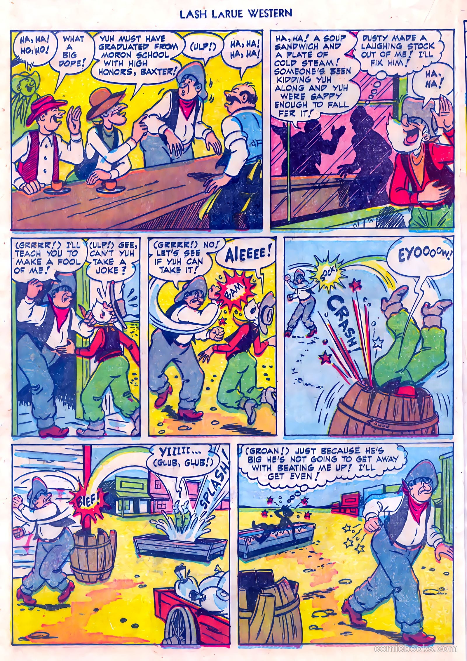 Lash LaRue Western #45 (1953) — page 20