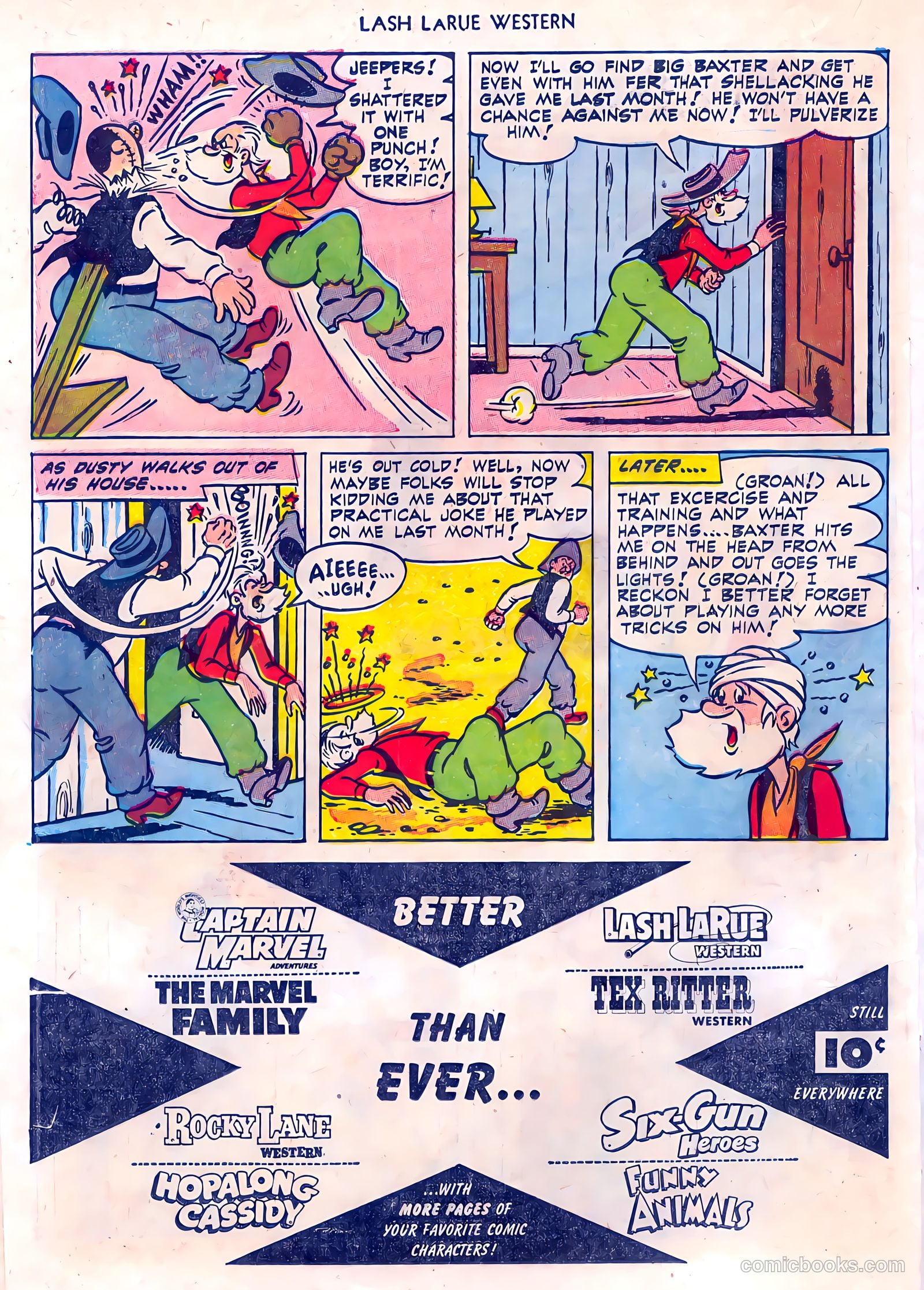 Lash LaRue Western #45 (1953) — page 22