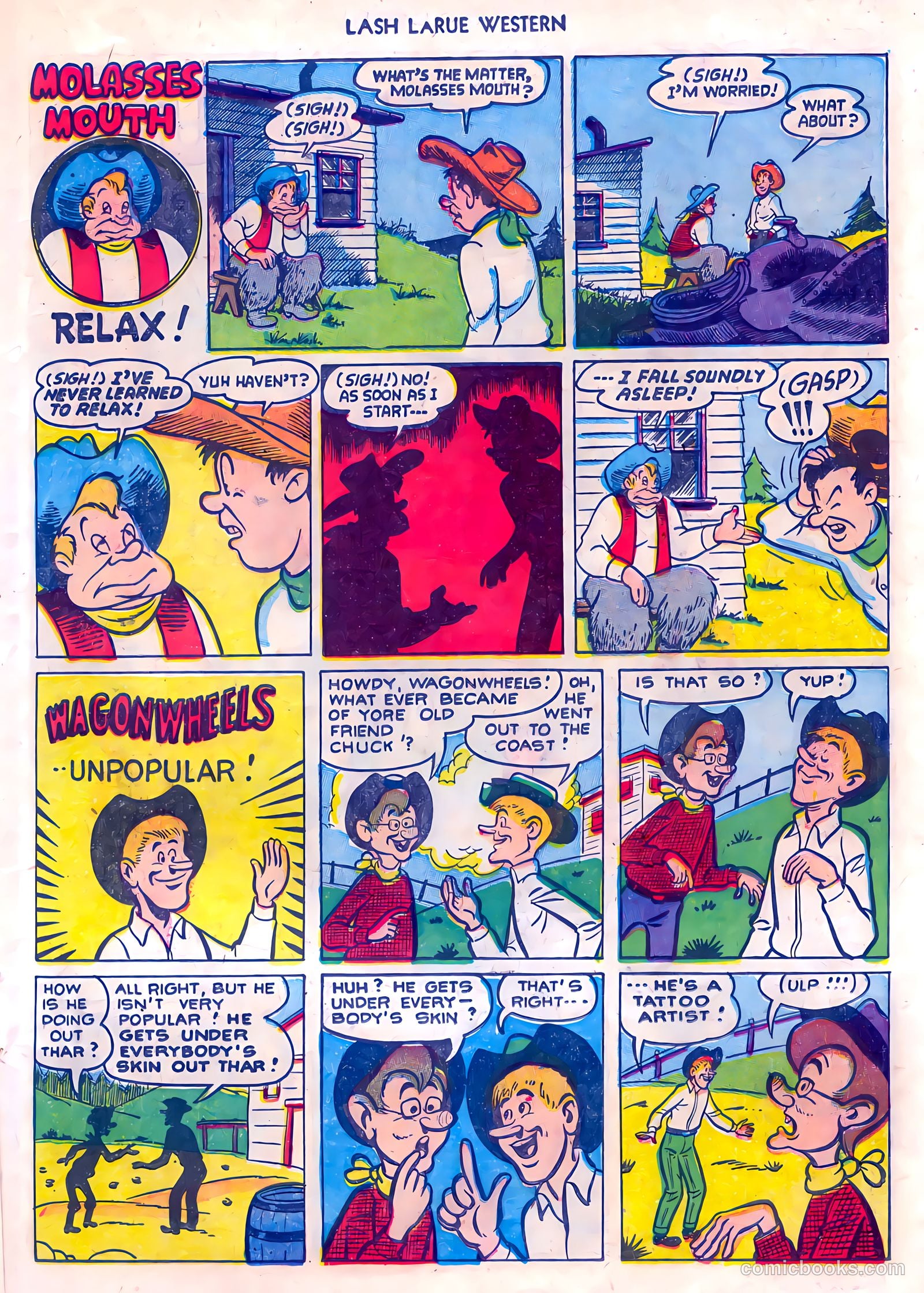 Lash LaRue Western #45 (1953) — page 23