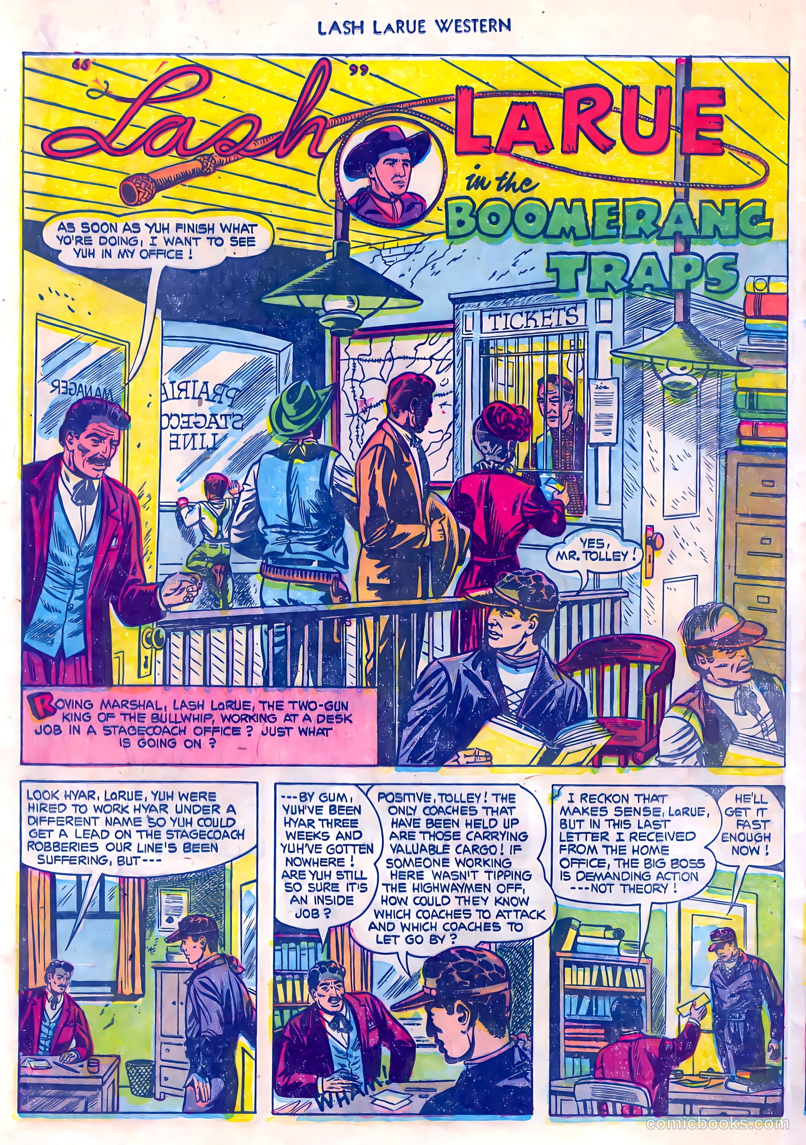 Lash LaRue Western #45 (1953) — page 24