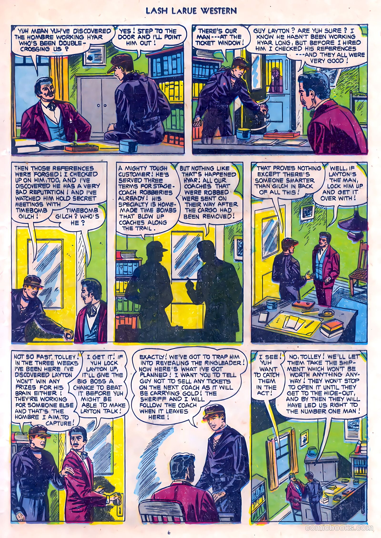 Lash LaRue Western #45 (1953) — page 25