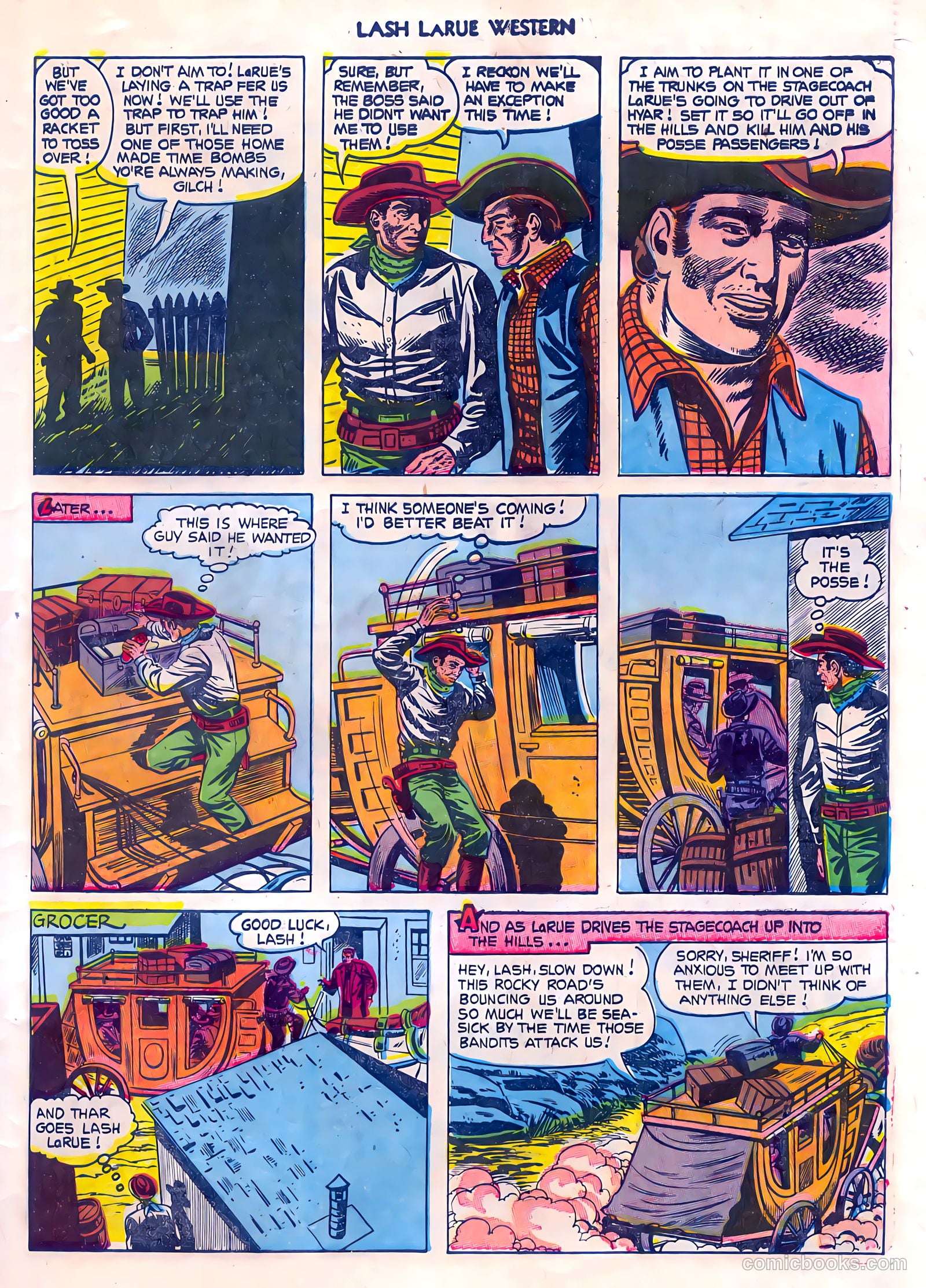 Lash LaRue Western #45 (1953) — page 27