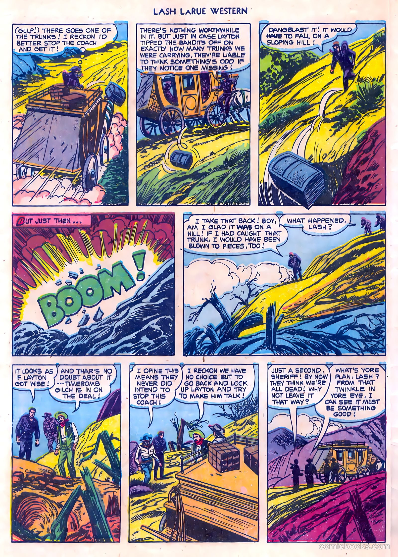 Lash LaRue Western #45 (1953) — page 28