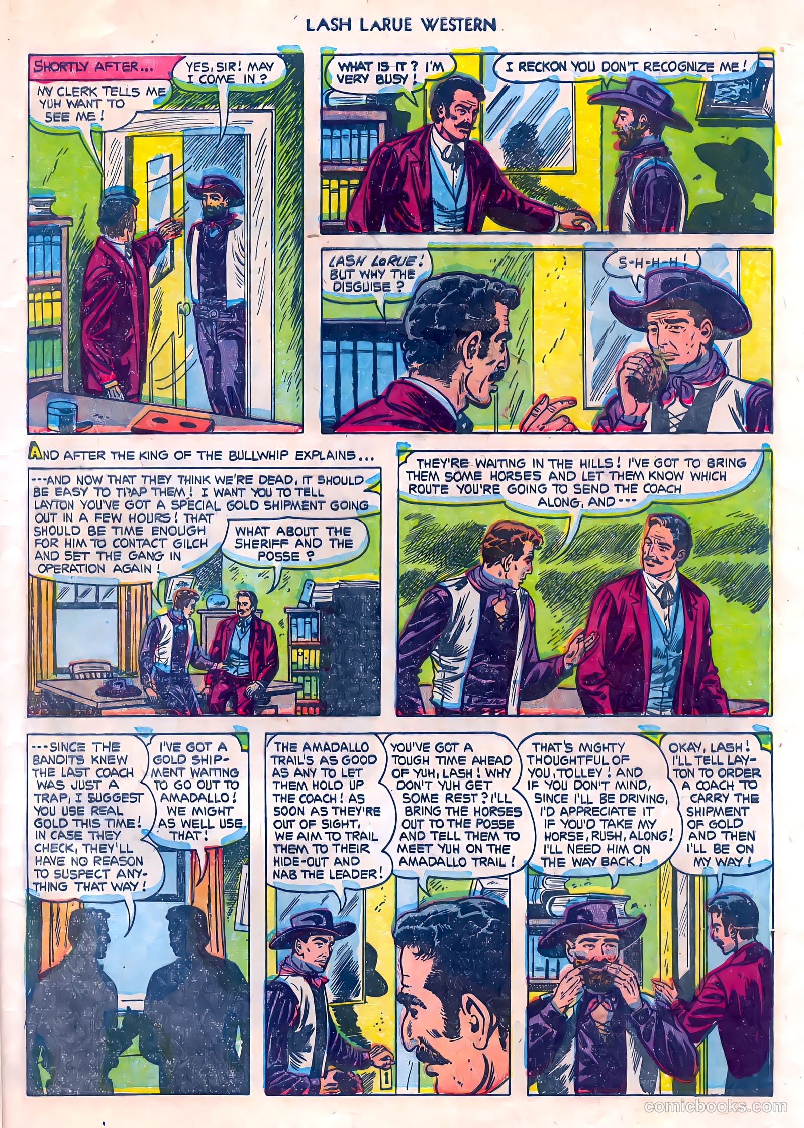 Lash LaRue Western #45 (1953) — page 29