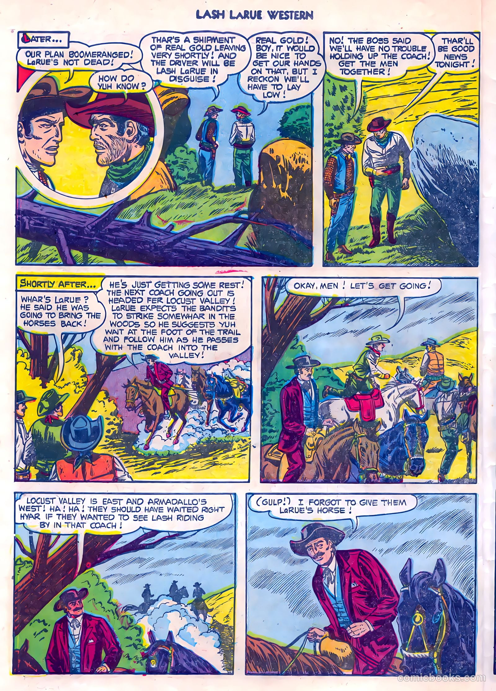 Lash LaRue Western #45 (1953) — page 30