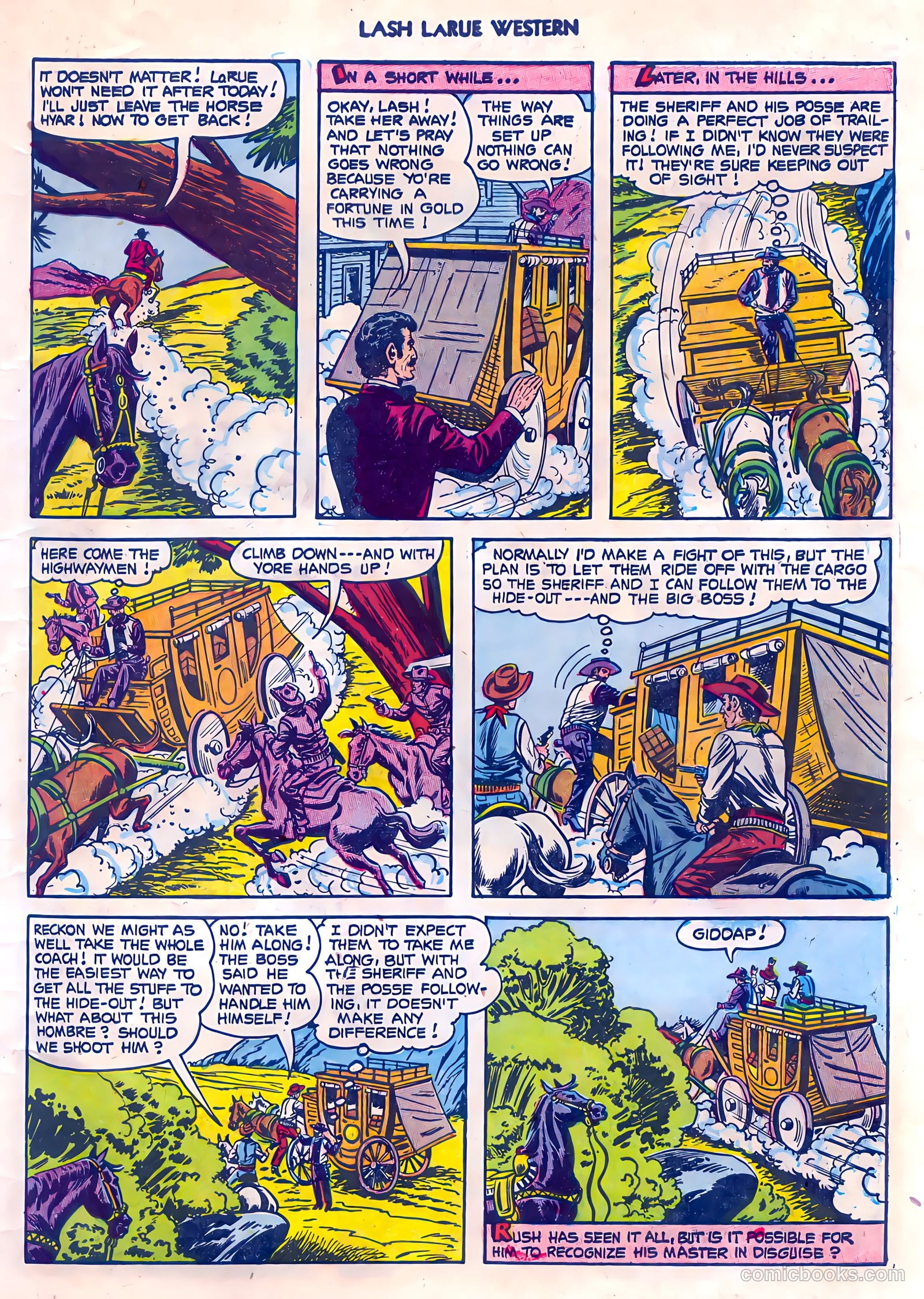 Lash LaRue Western #45 (1953) — page 31