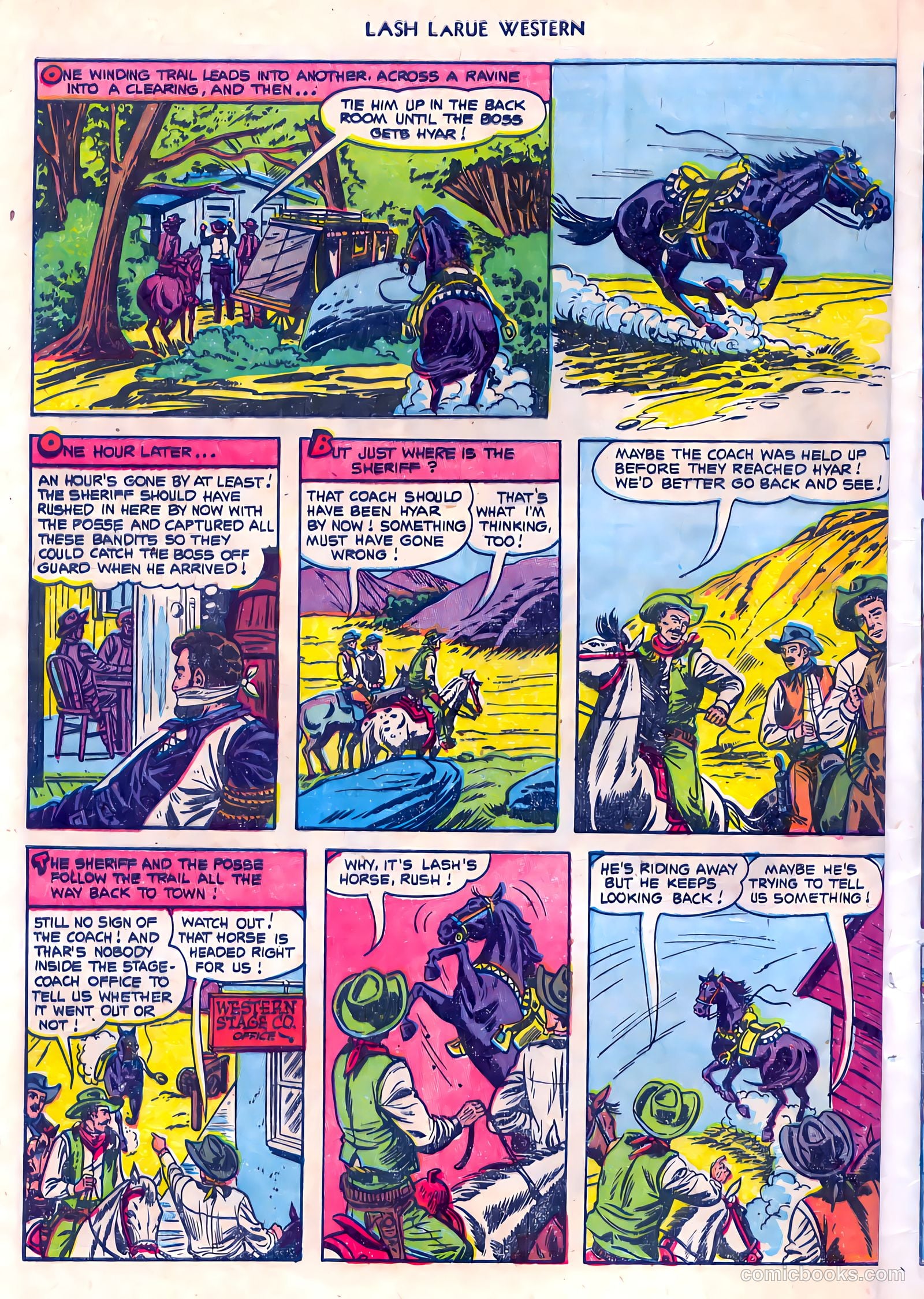 Lash LaRue Western #45 (1953) — page 32
